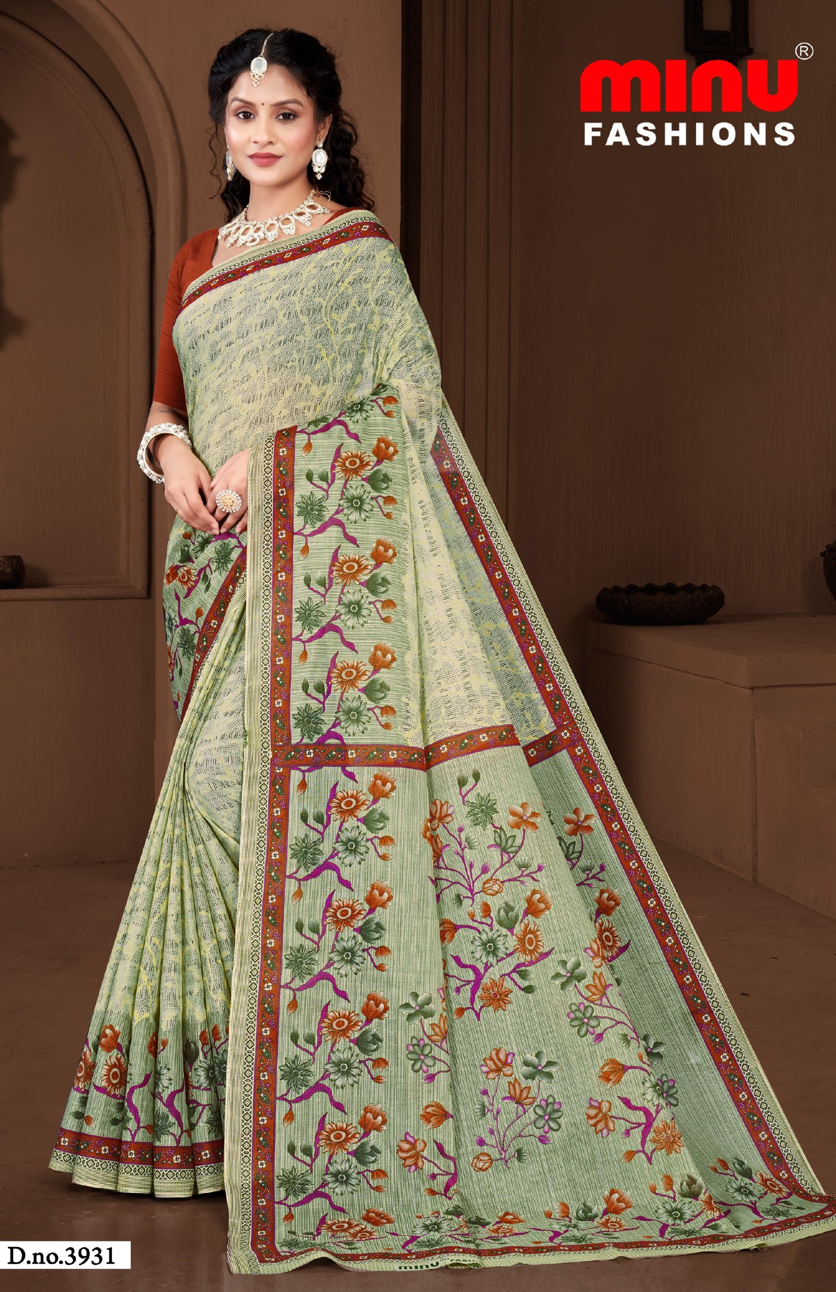 Saree Dusty Beauty Vol-03 (8 Pcs)