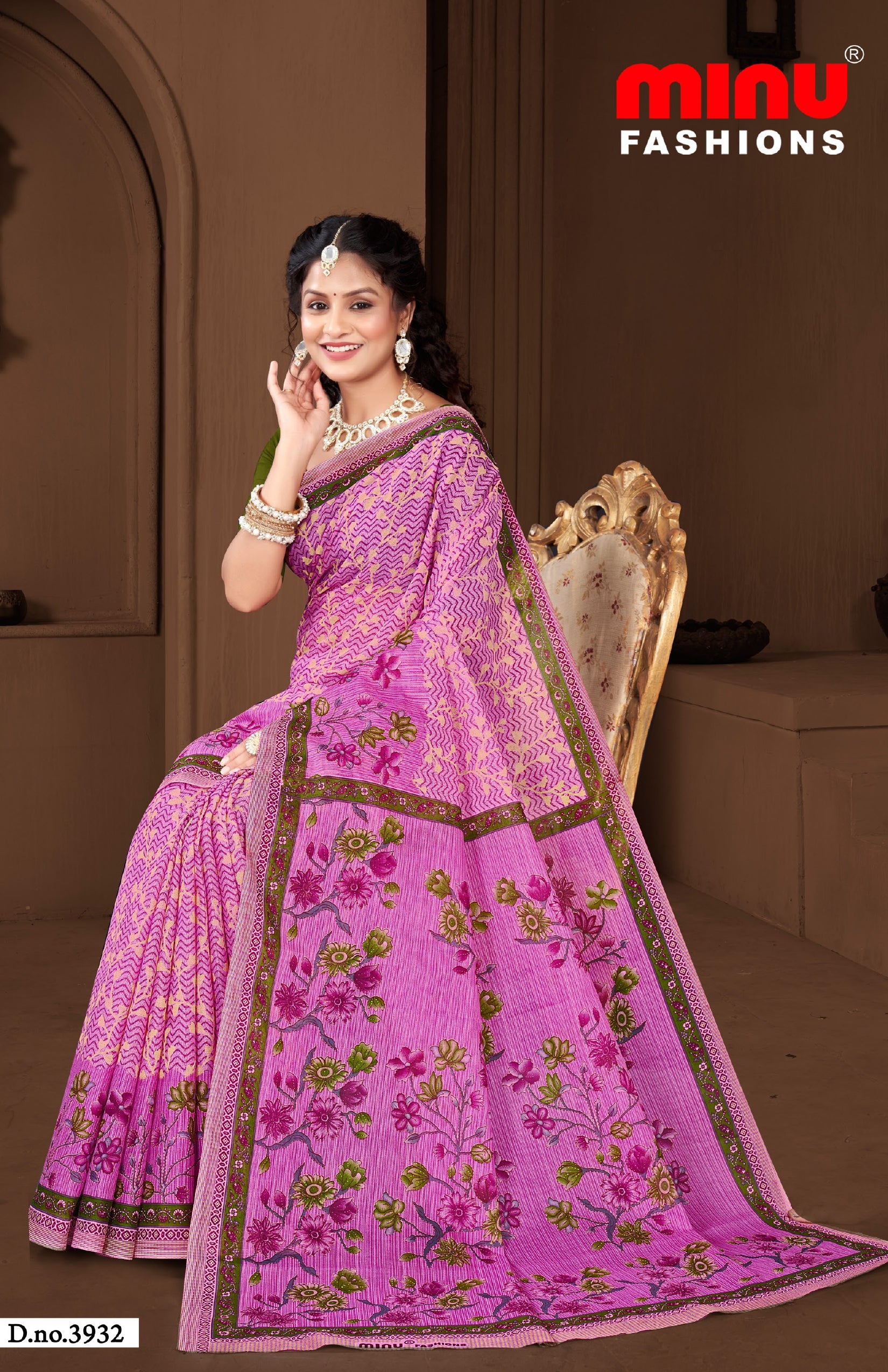 Saree Dusty Beauty Vol-03 (8 Pcs)