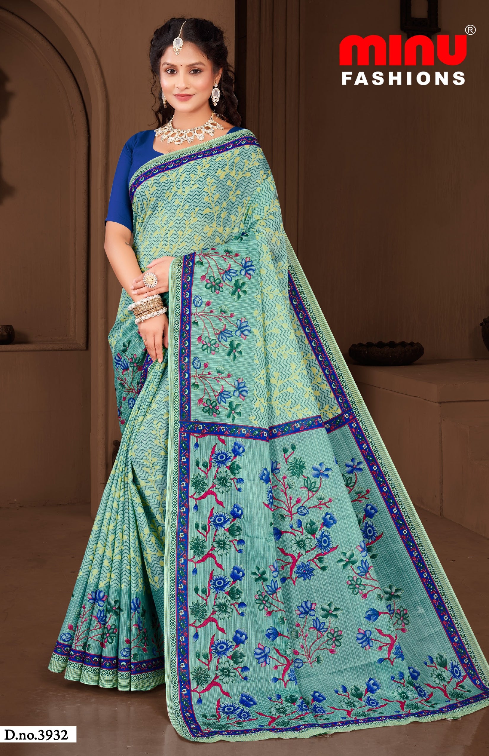 Saree Dusty Beauty Vol-03 (8 Pcs)