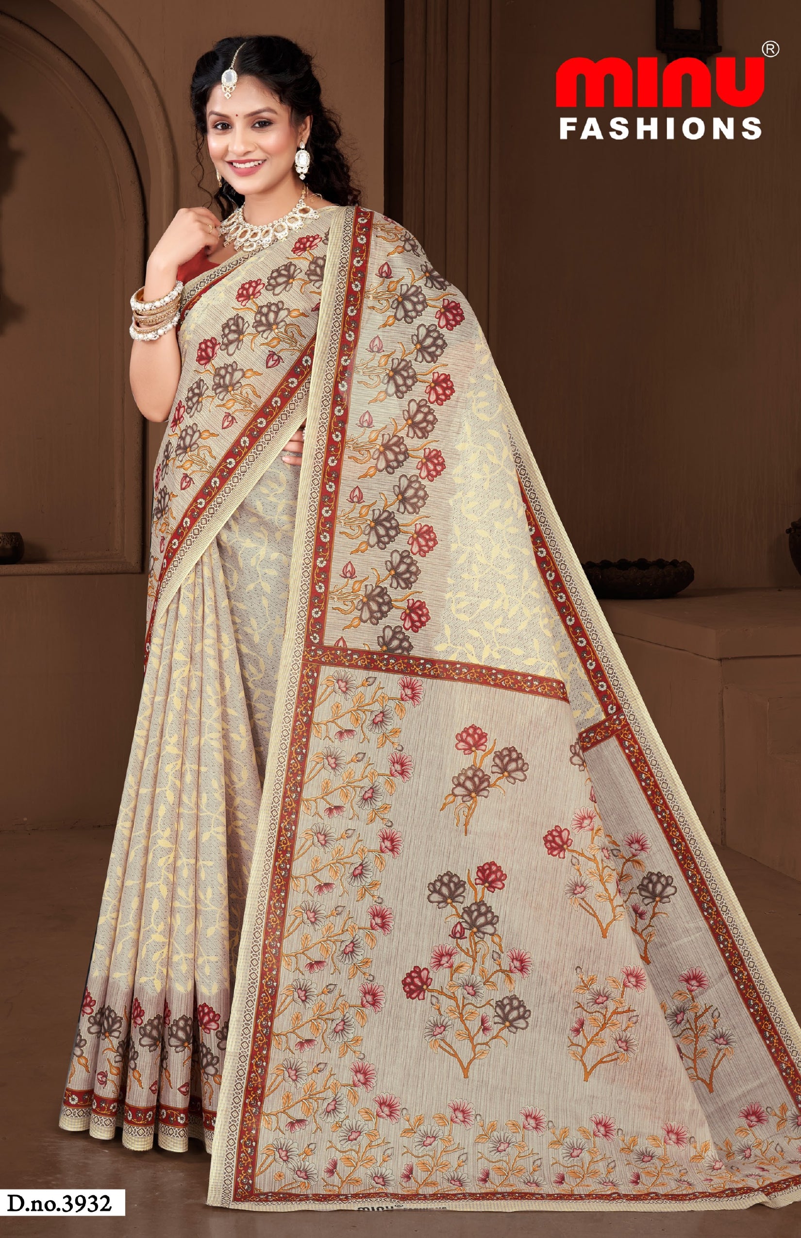 Saree Dusty Beauty Vol-03 (8 Pcs)