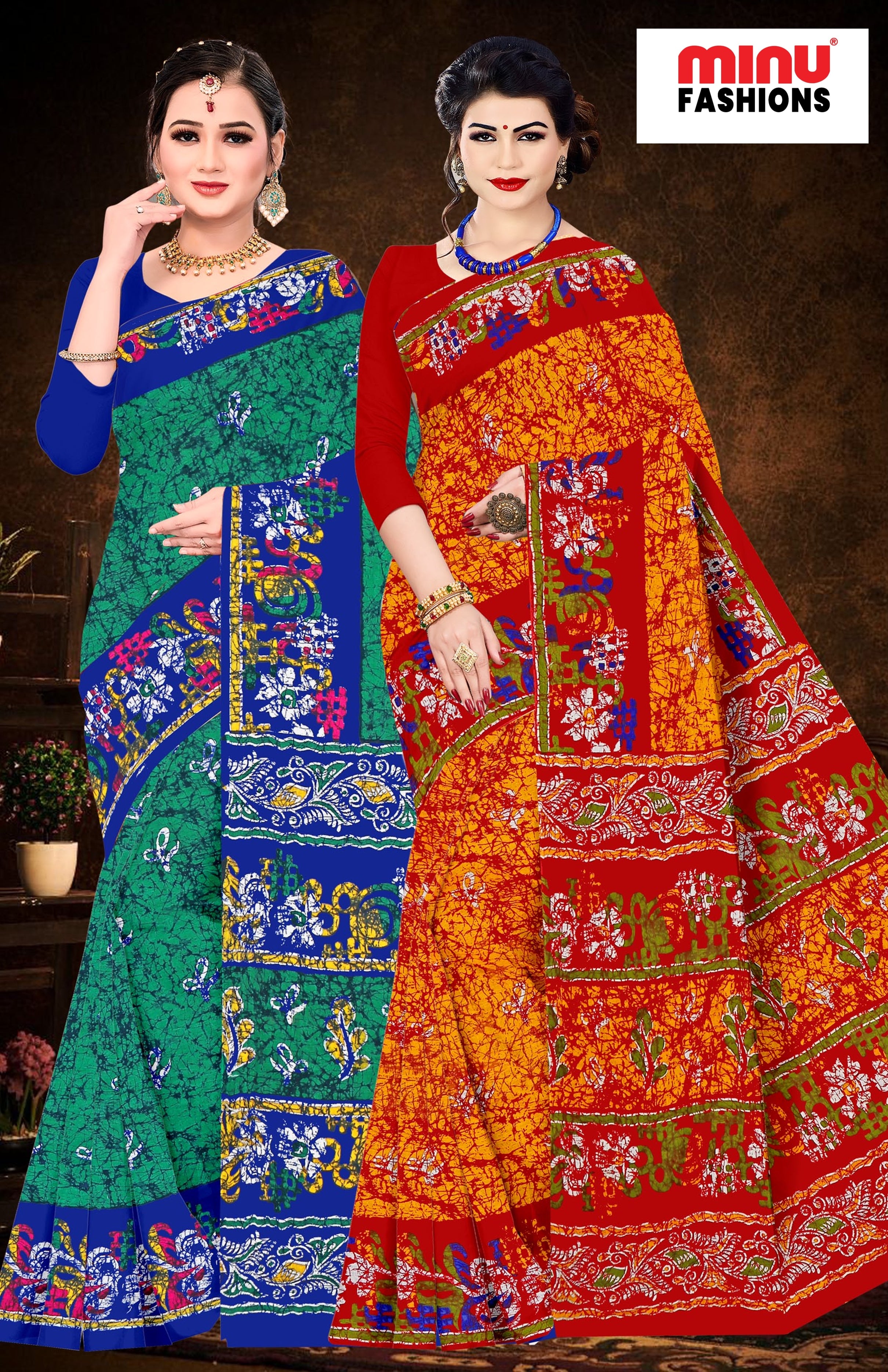 Saree Gulab Jamun Batik (Special Rate) (20 Pcs)