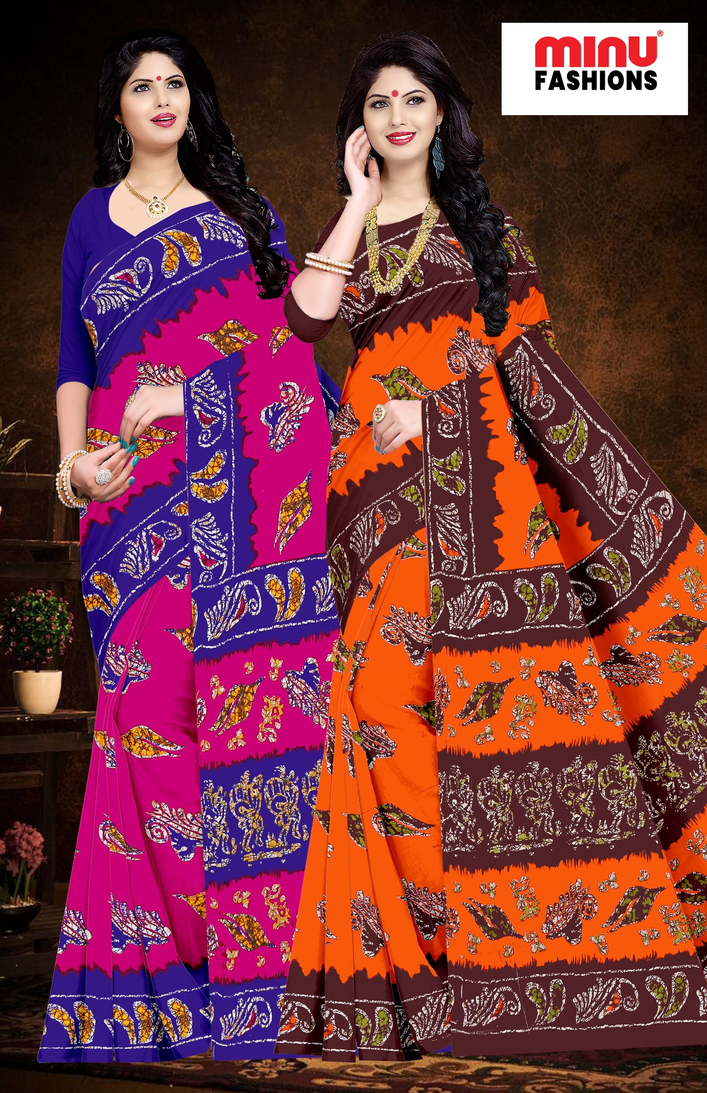 Saree Gulab Jamun Batik (Special Rate) (20 Pcs)