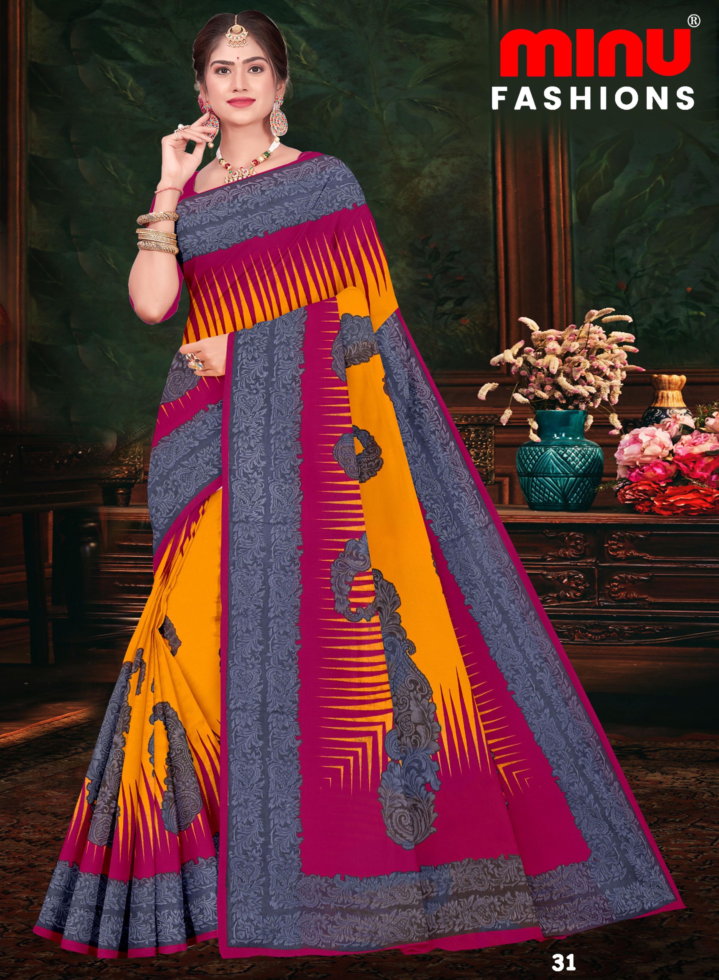 Saree Gulab Jamun Vol-22 (Special Rate) (20 Pcs)