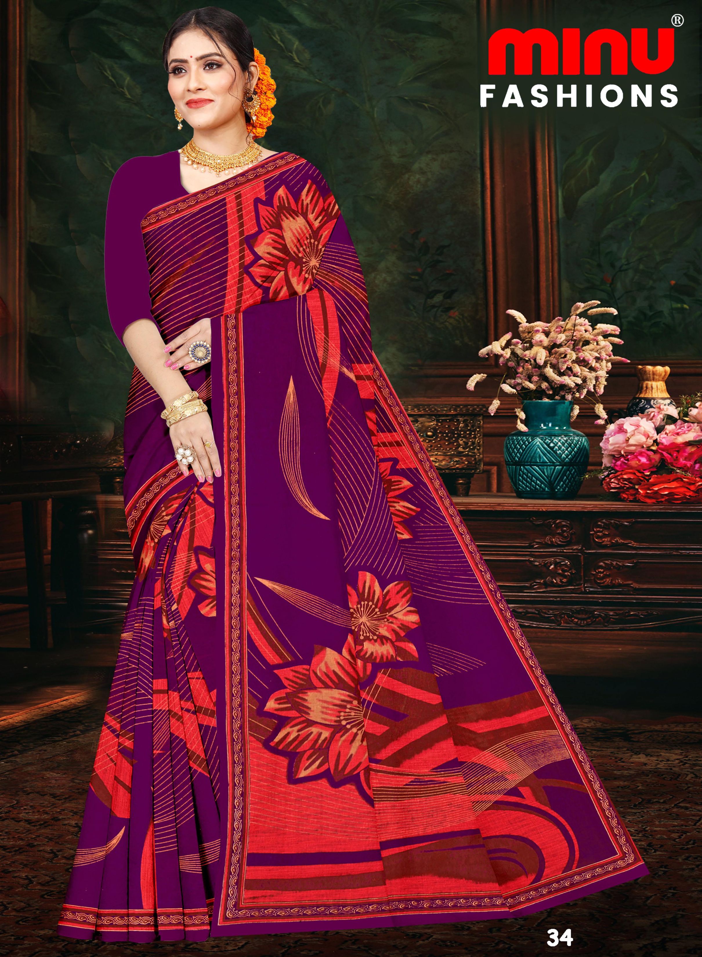 Saree Gulab Jamun Vol-22 (Special Rate) (20 Pcs)