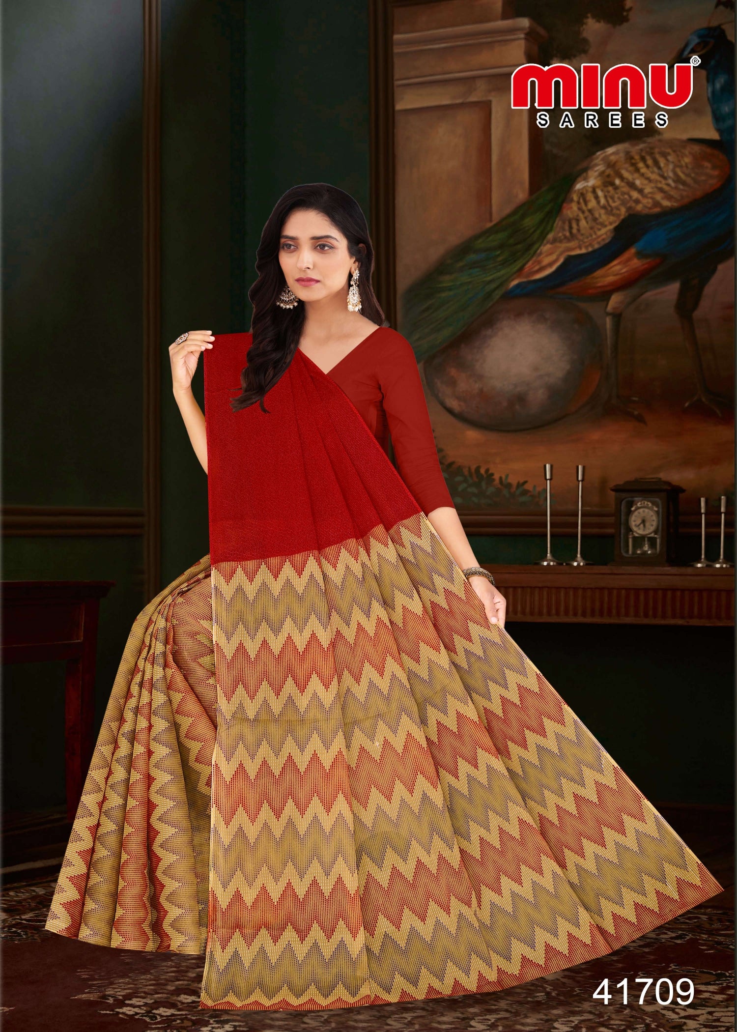 best offers on women's printed saree for resell