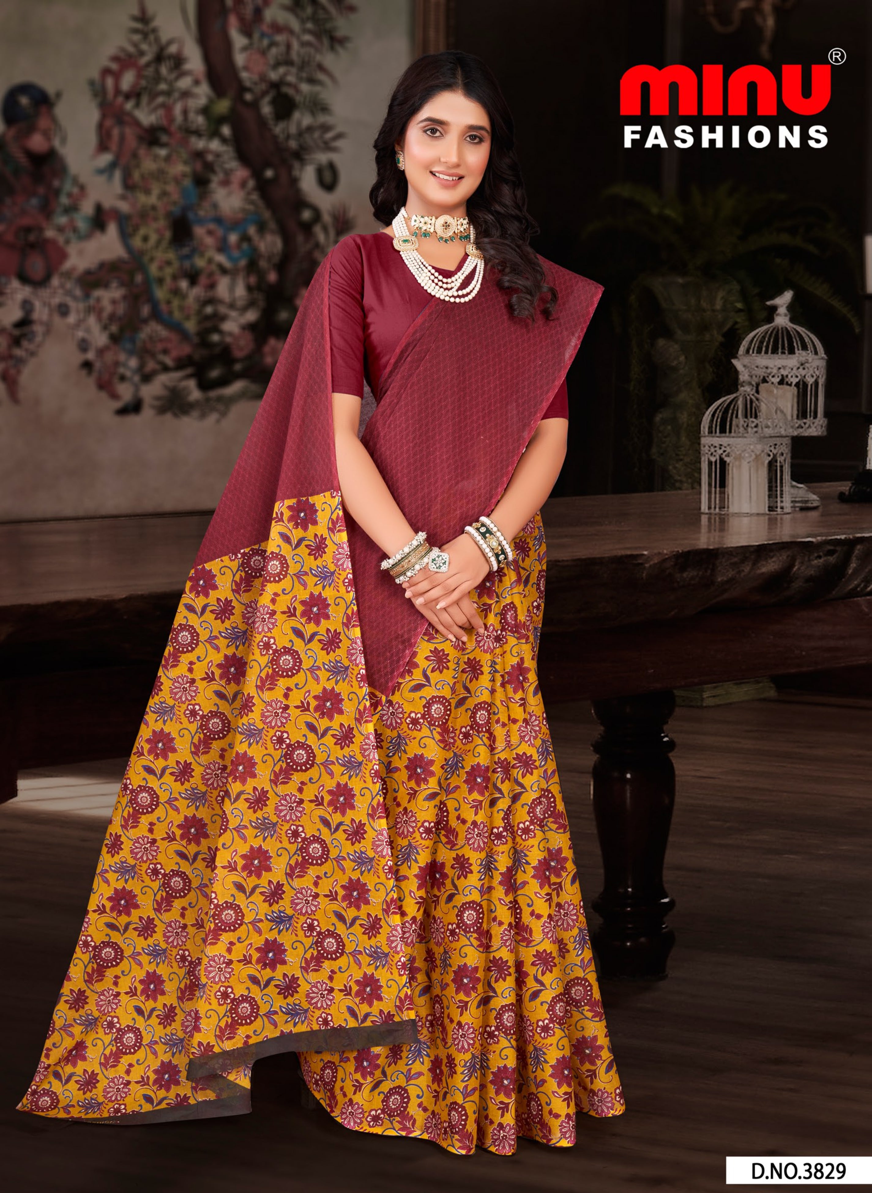 SAREE_PATLI PALLU_INDIA BEAUTY_VOL 13_10 PCS SET