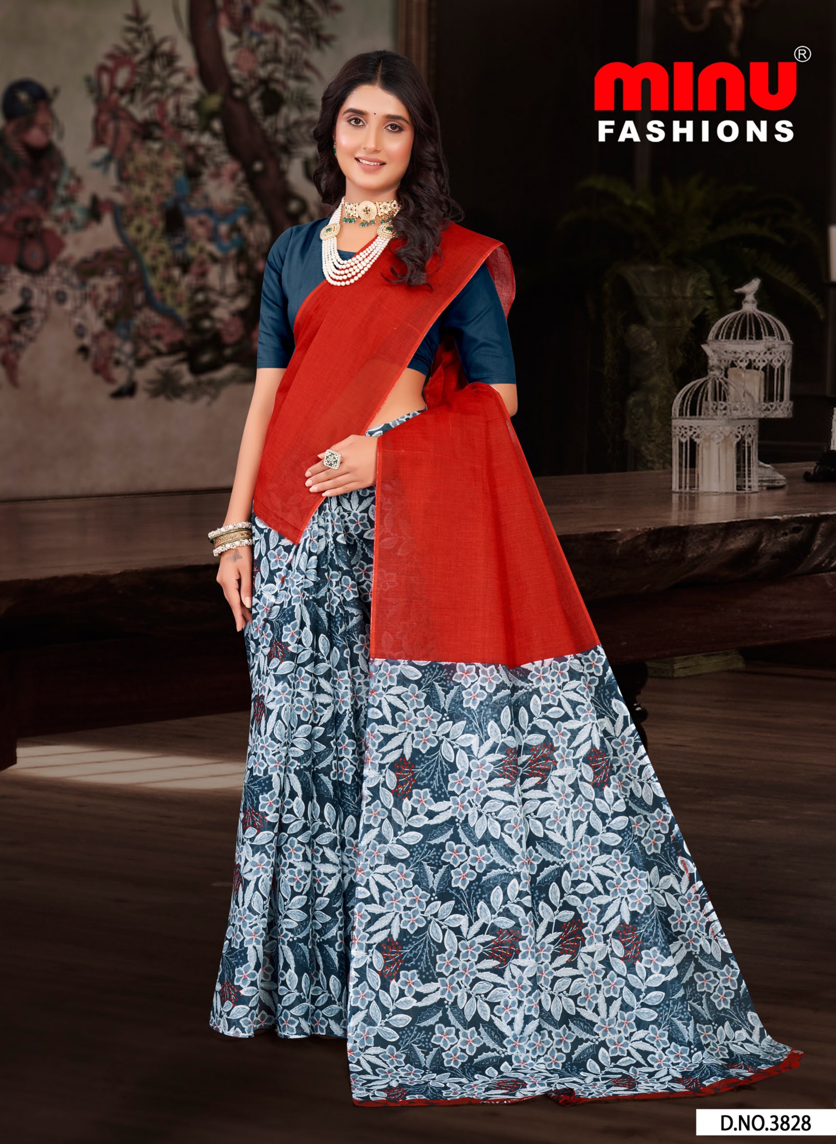 SAREE_PATLI PALLU_INDIA BEAUTY_VOL 13_10 PCS SET