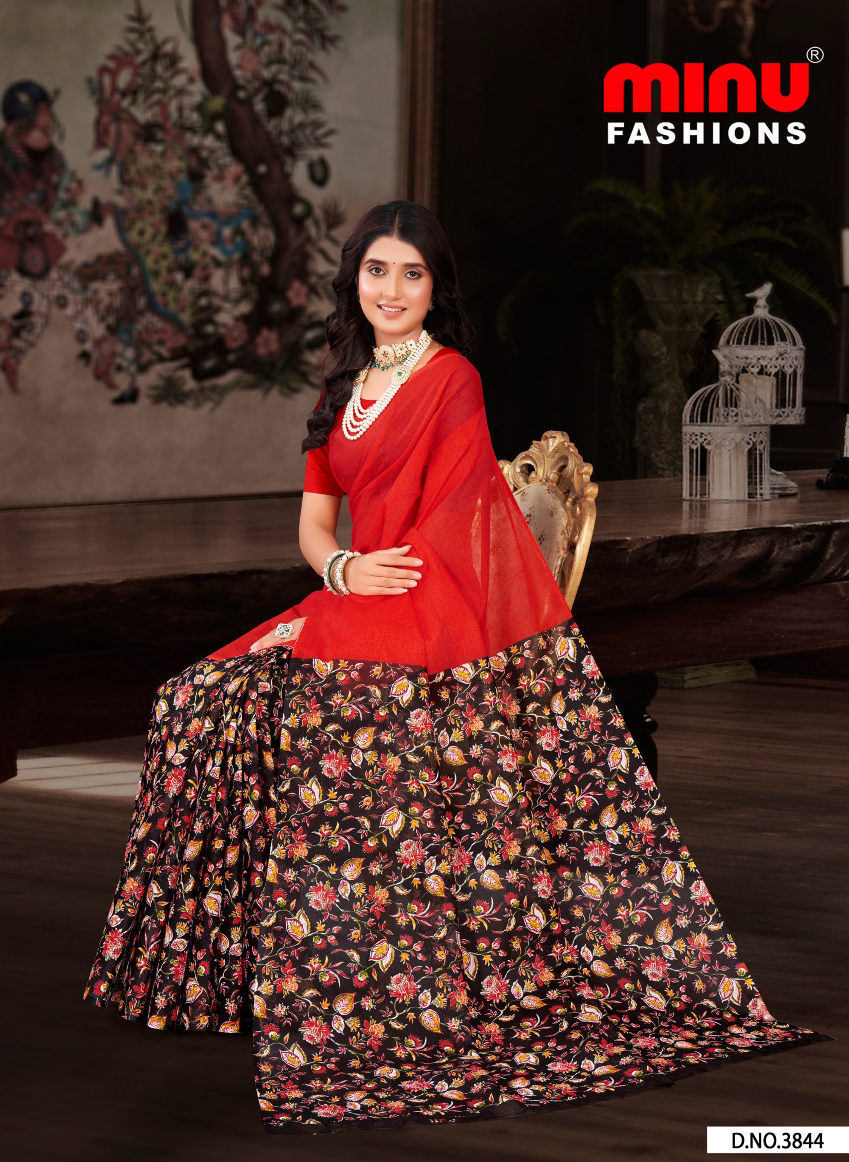 SAREE_PATLI PALLU_INDIA BEAUTY_VOL 13_10 PCS SET