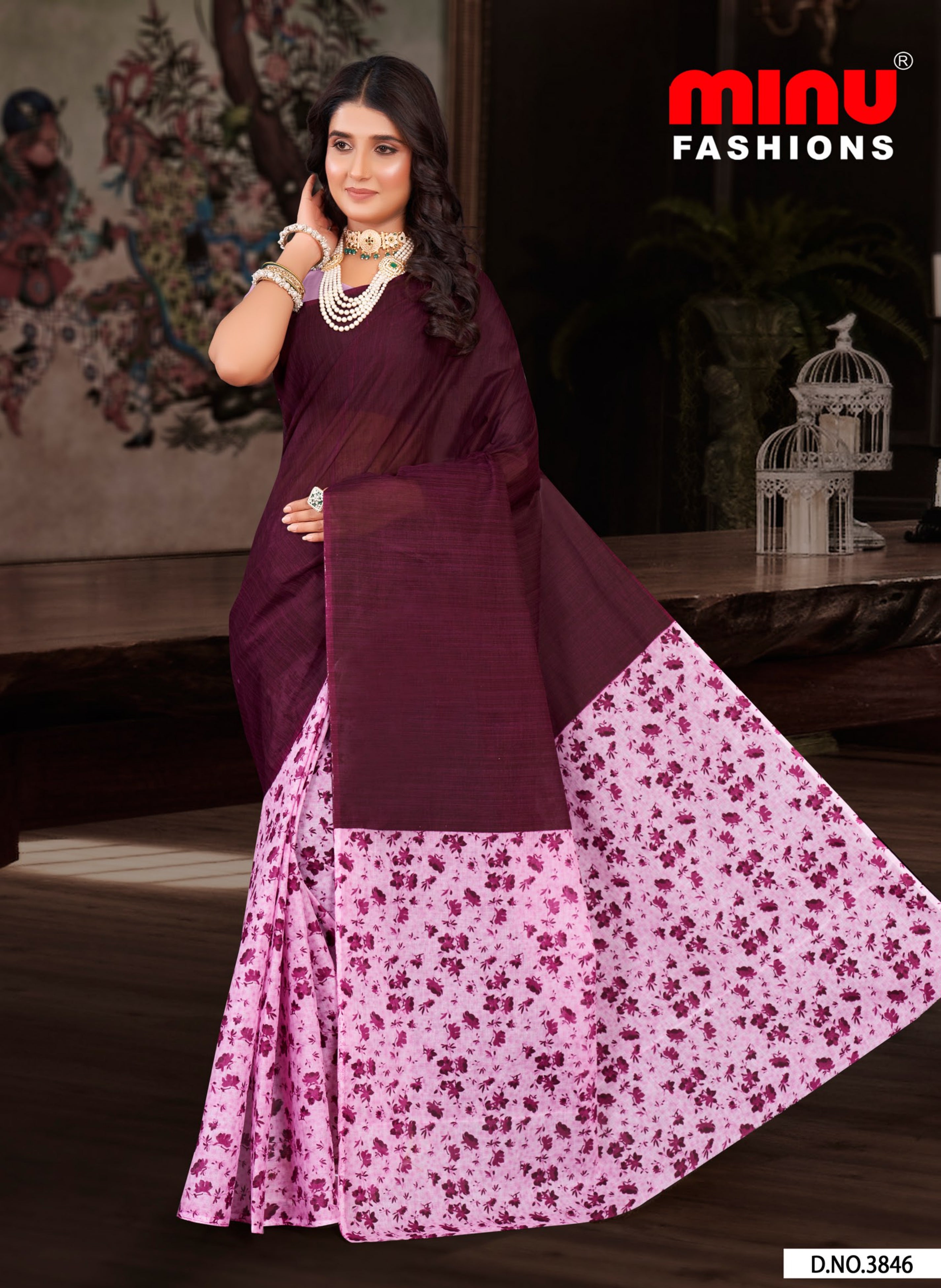 SAREE_PATLI PALLU_INDIA BEAUTY_VOL 13_10 PCS SET