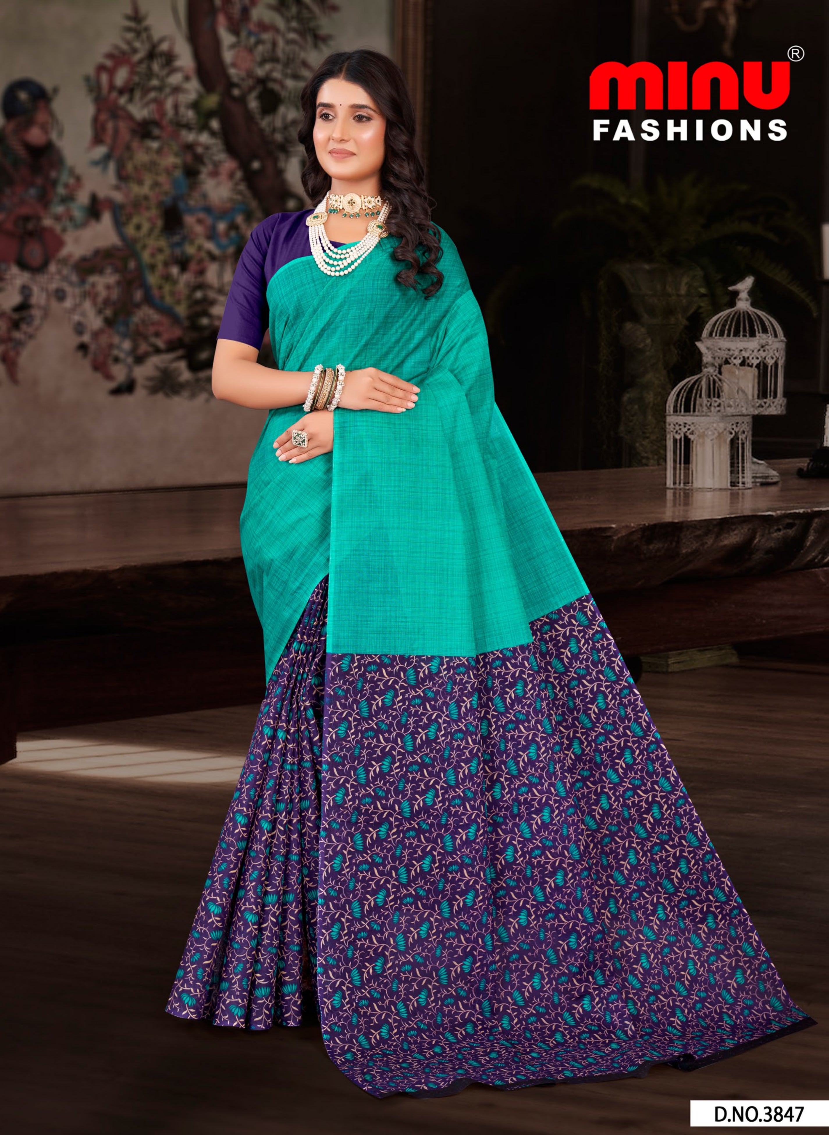 SAREE_PATLI PALLU_INDIA BEAUTY_VOL 13_10 PCS SET