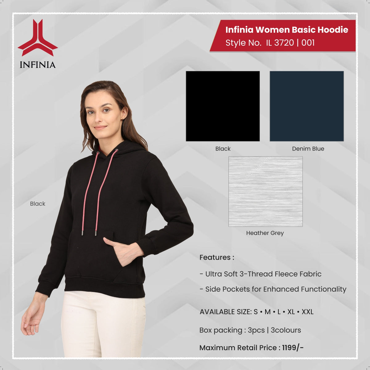 top-quality plain hoodies wholesale for women  - latest winter collection