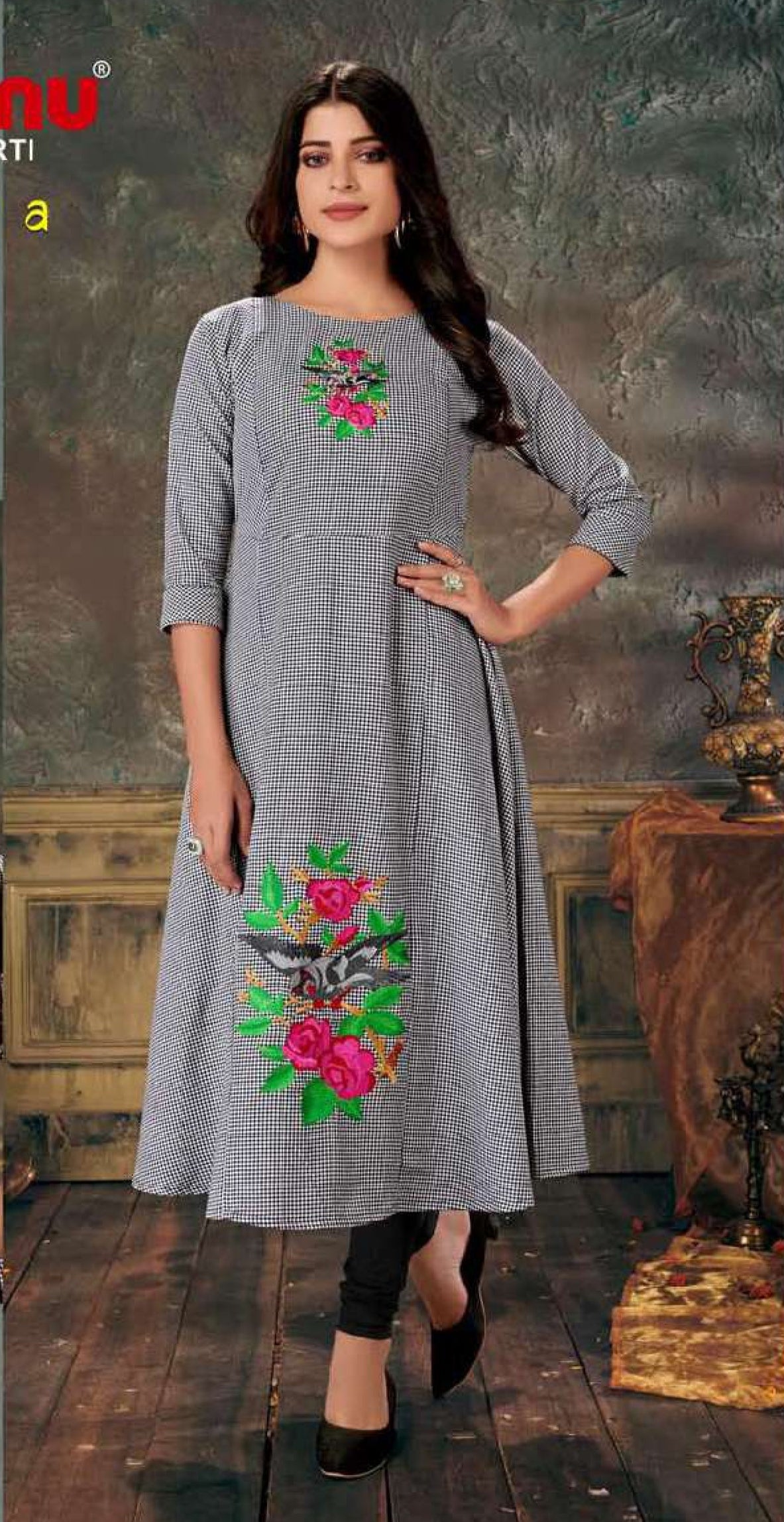 Embroidered Kurti Ira (Vol-03) - 06 Pcs Set