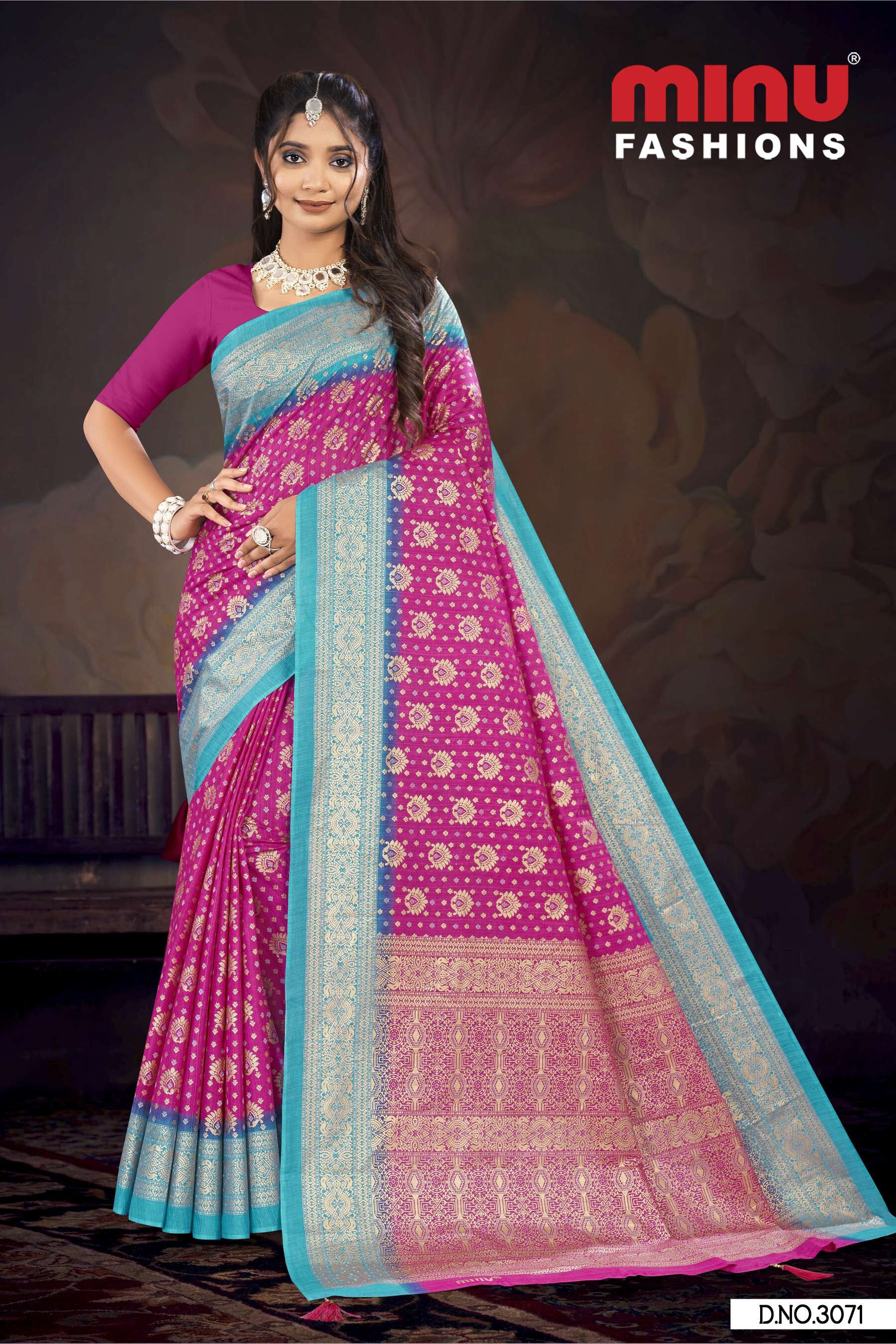 Jamdani Katan Saree (Special Rate) (8P)