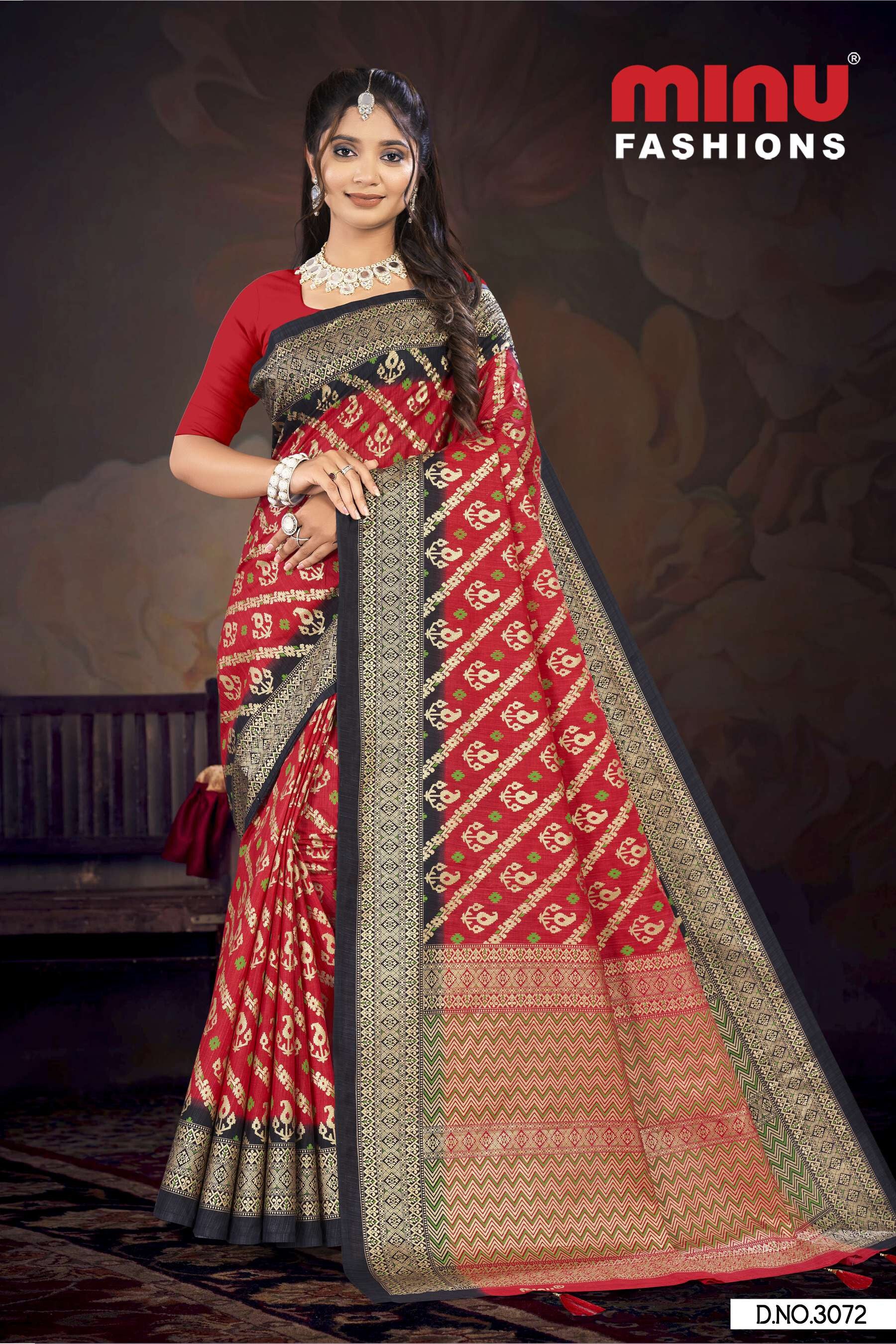 Jamdani Katan Saree (Special Rate) (8P)