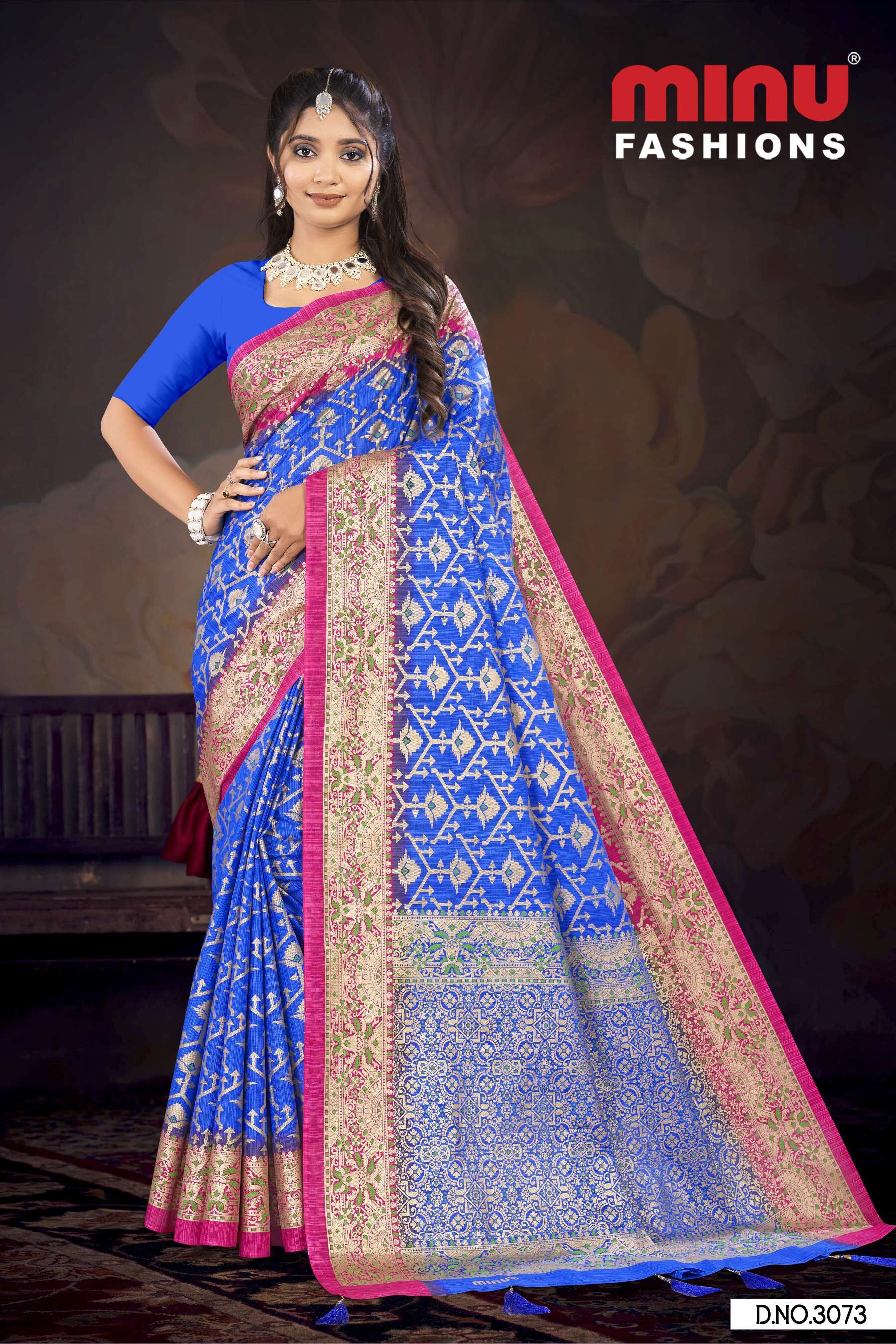 Jamdani Katan Saree (Special Rate) (8P)