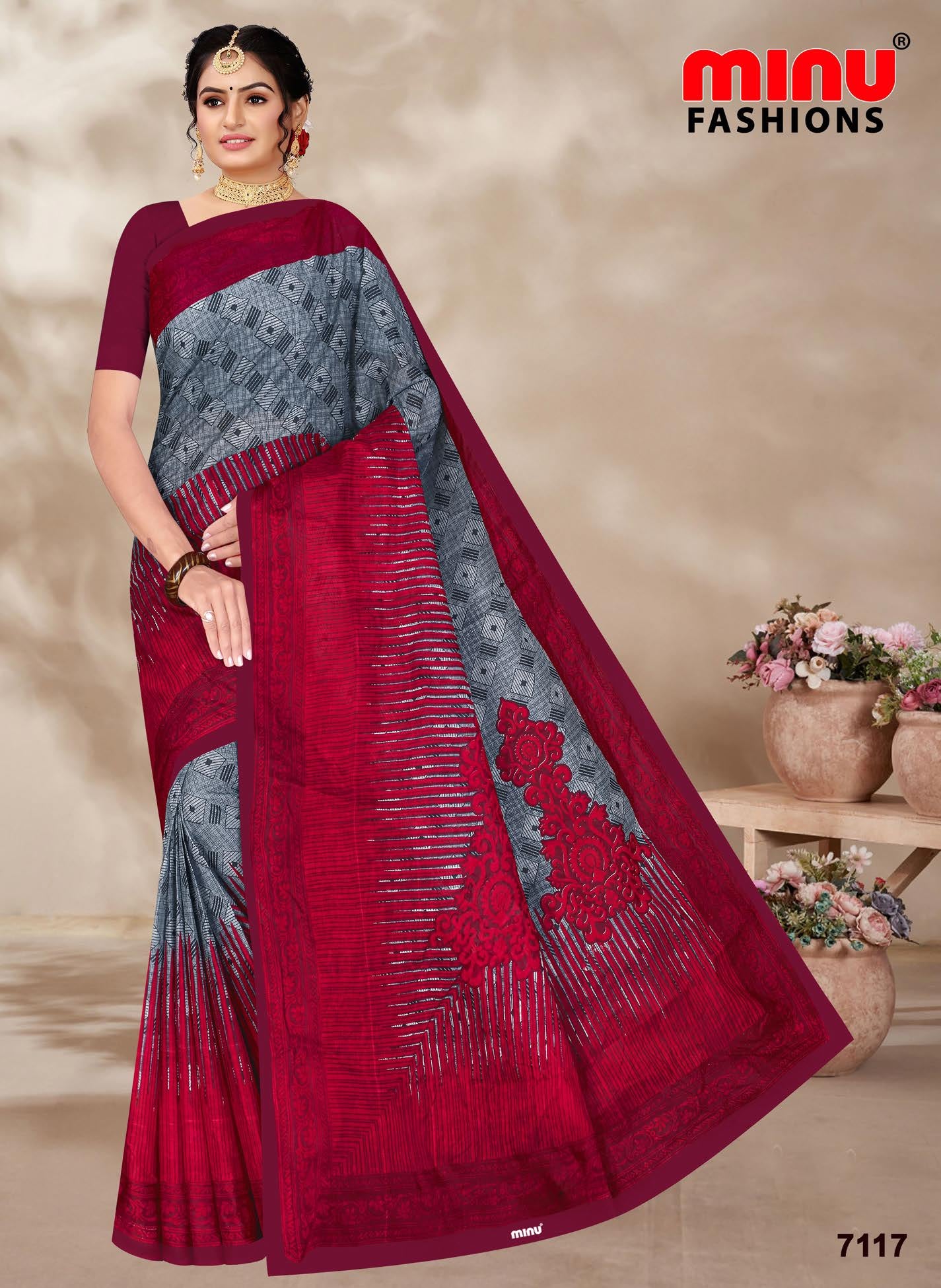 Best quality cotton saree for wholesale 