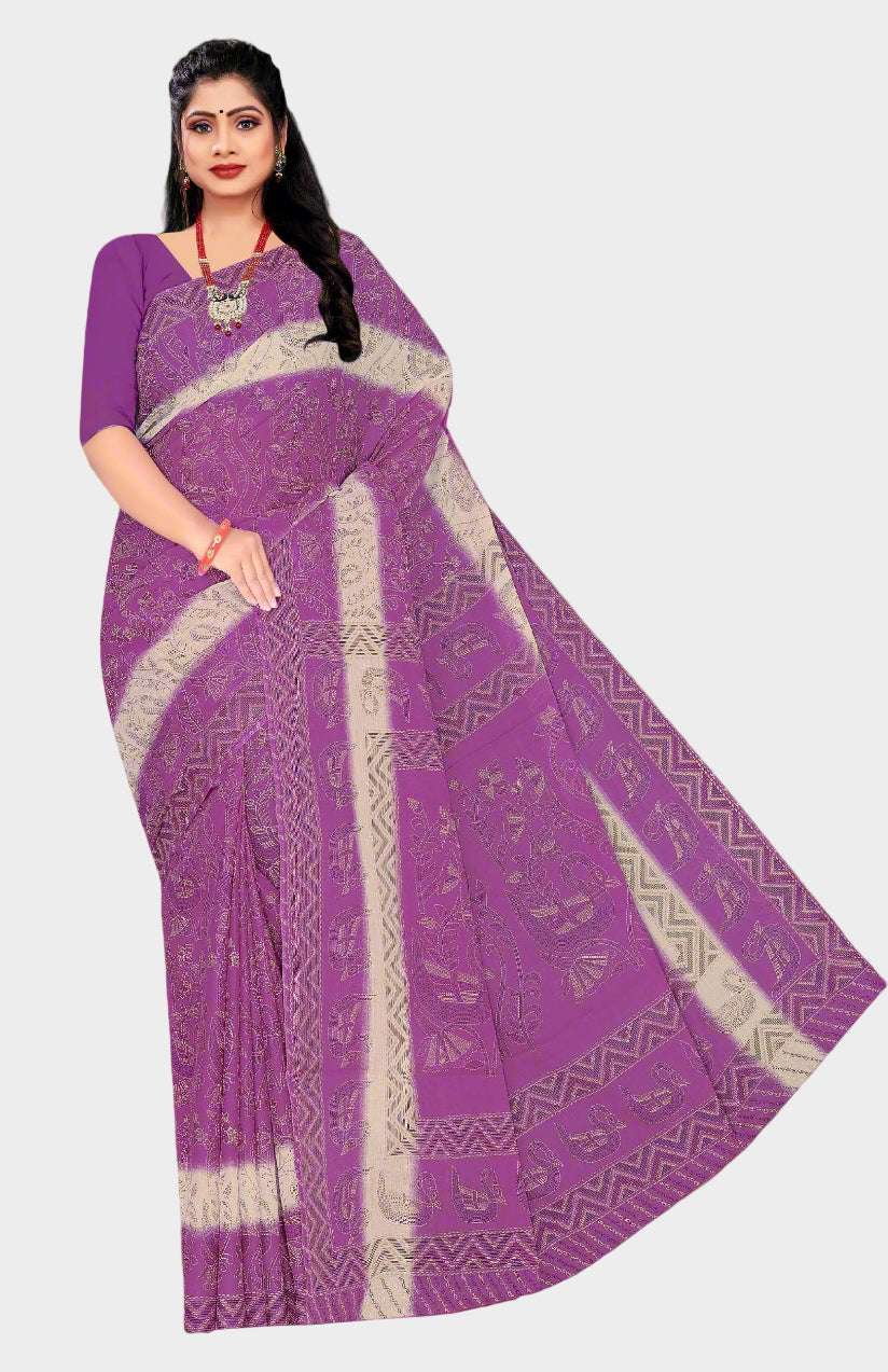 Saree Kesariya Vol-3 (8 Pcs)