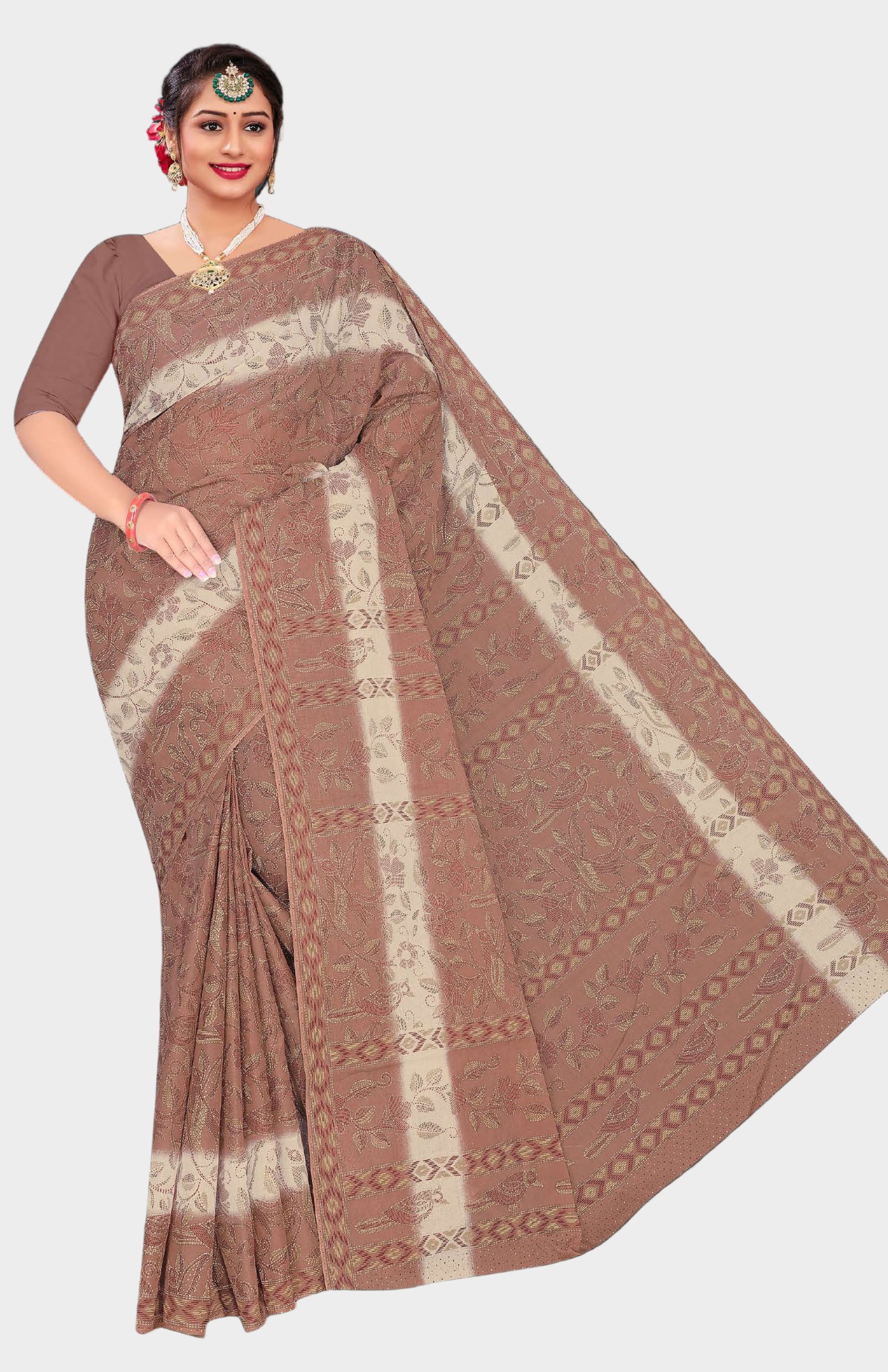 Saree Kesariya Vol-3 (8 Pcs)