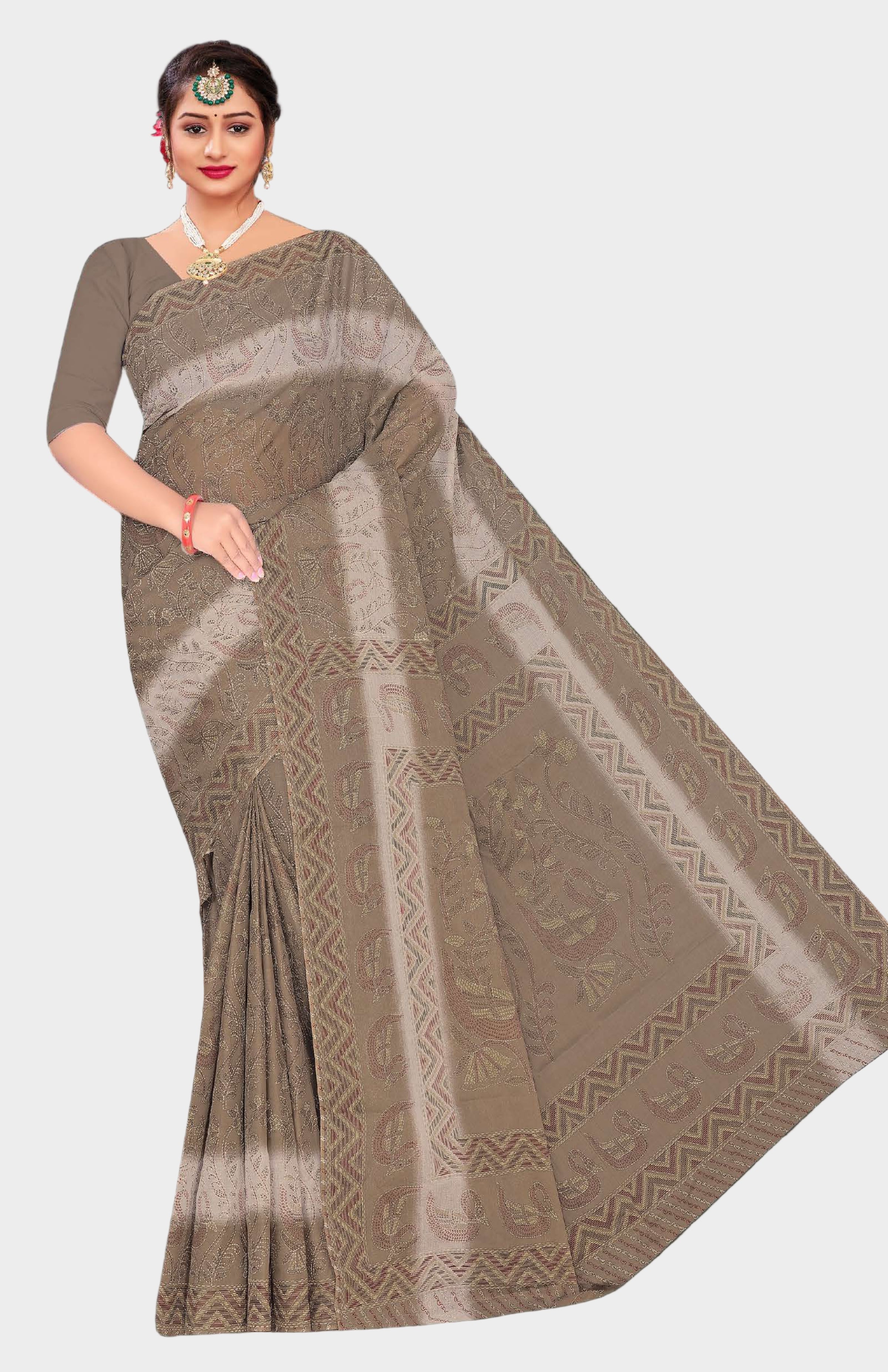 Saree Kesariya Vol-3 (8 Pcs)