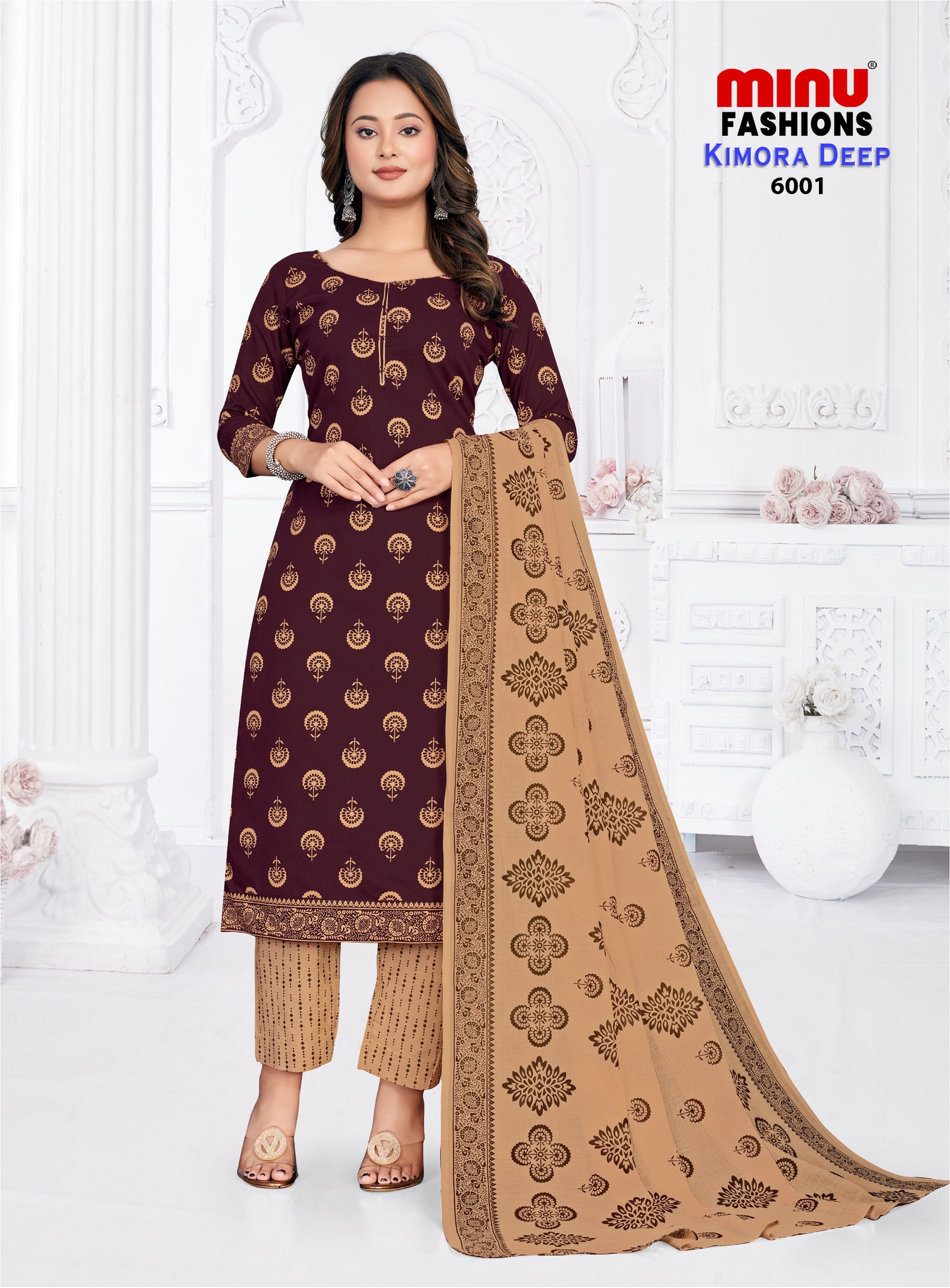 Minu Suit Kimora Deep VOL - 6 (8 PCS)