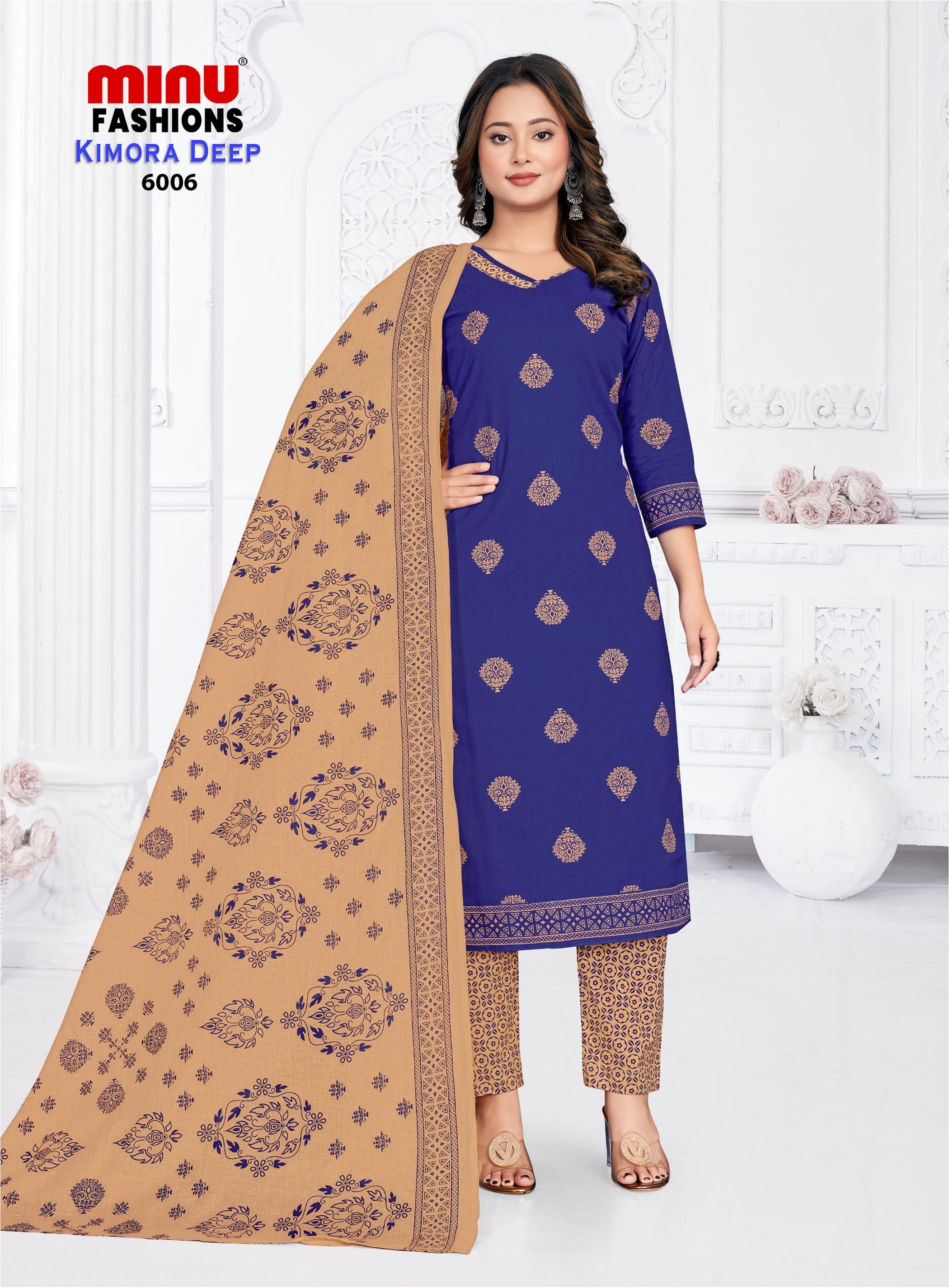 Minu Suit Kimora Deep VOL - 6 (8 PCS)
