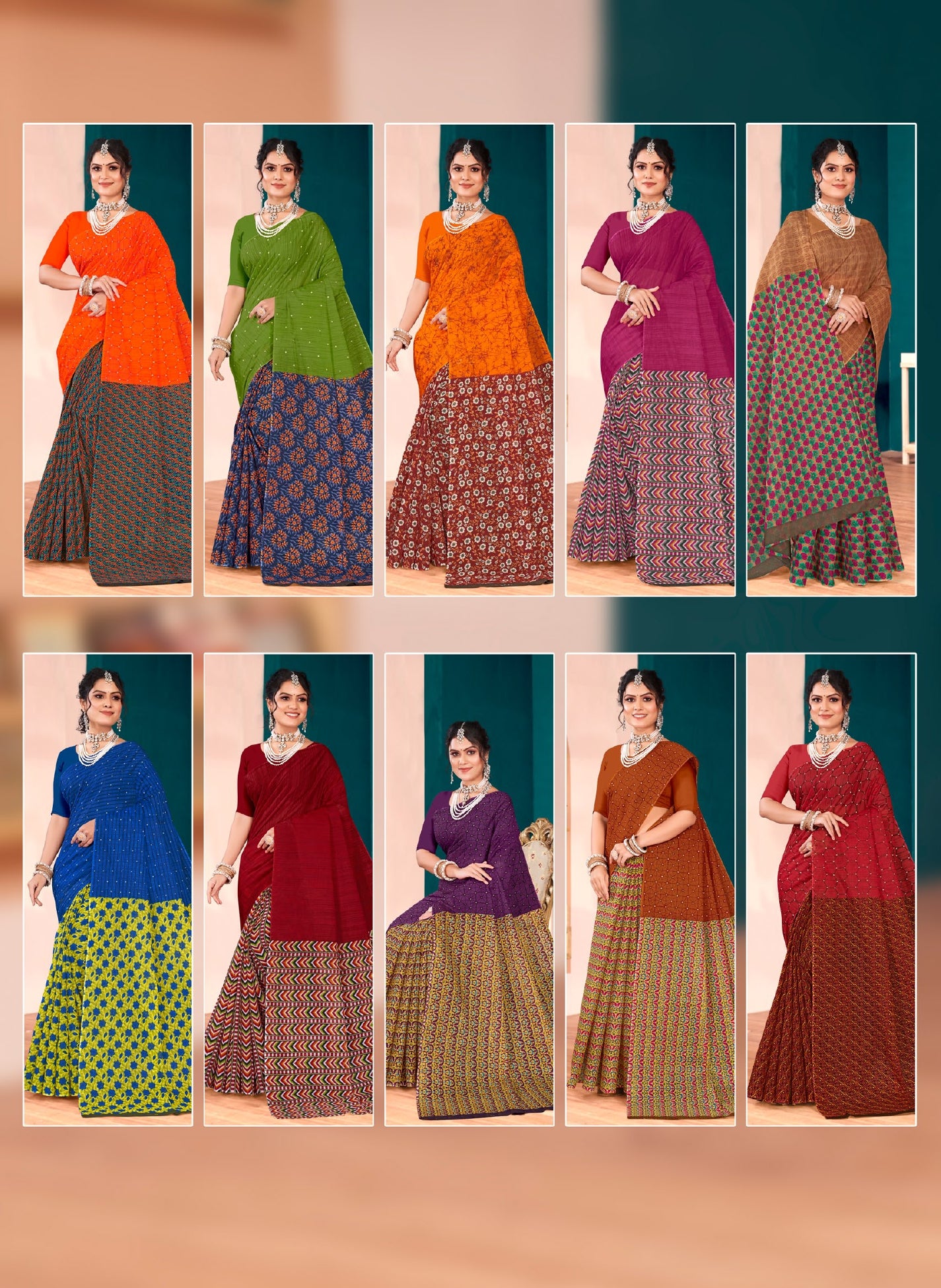 Saree Kolkata Bridge Vol-3 (Special Rate) (10 Pcs)