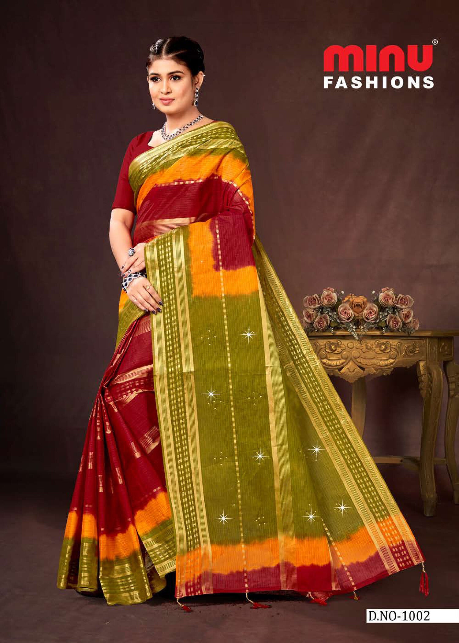 Khushi EMB Saree (Special Rate) (10P)