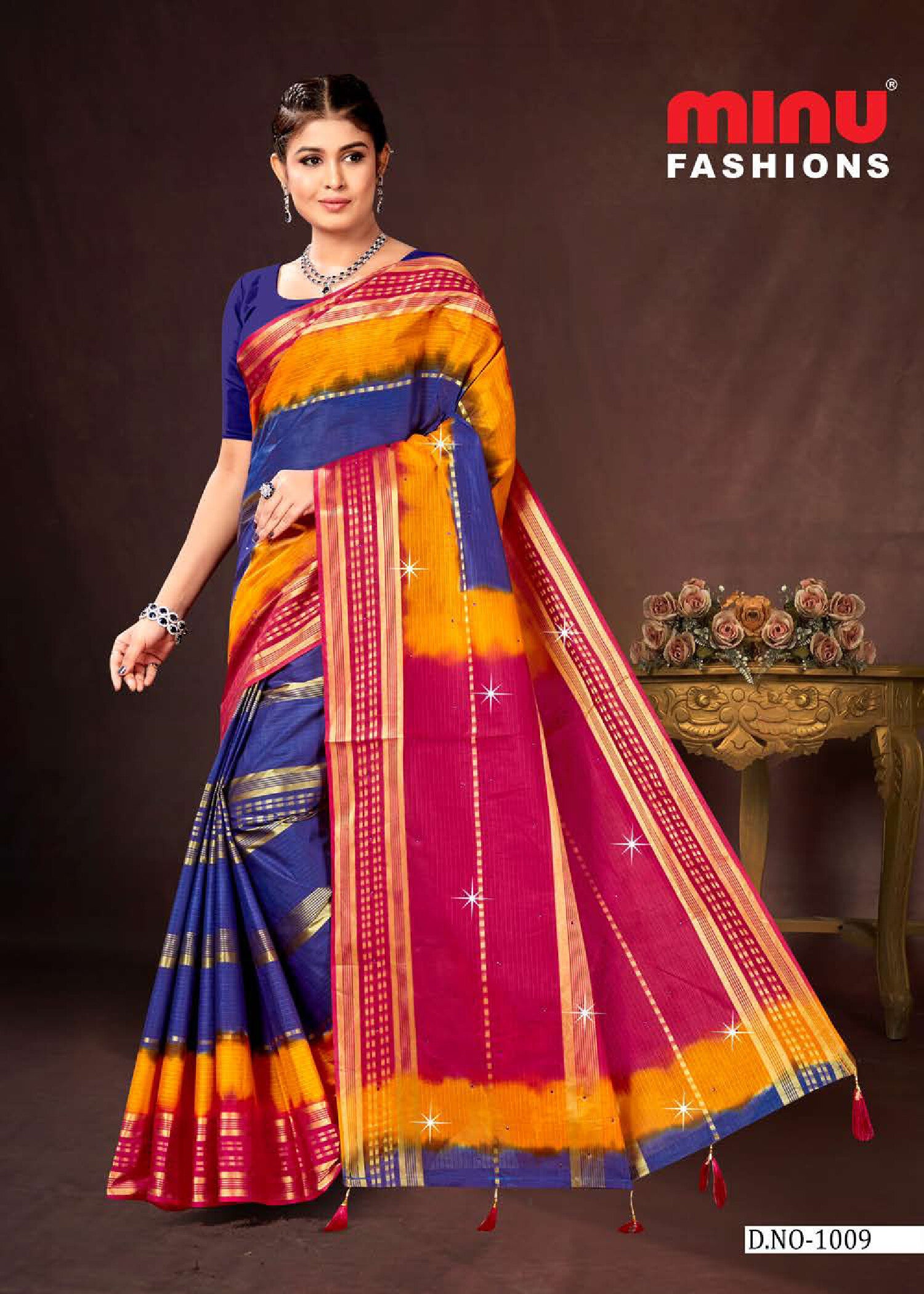 Khushi EMB Saree (Special Rate) (10P)