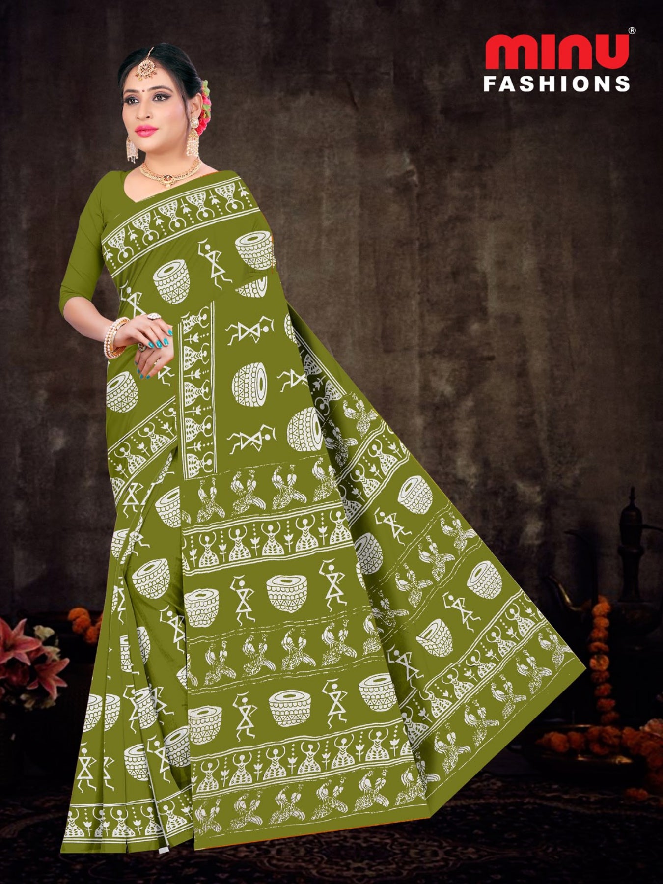Saree Kacha Badam Block Vol-2 (Special Rate) (20 Pcs)