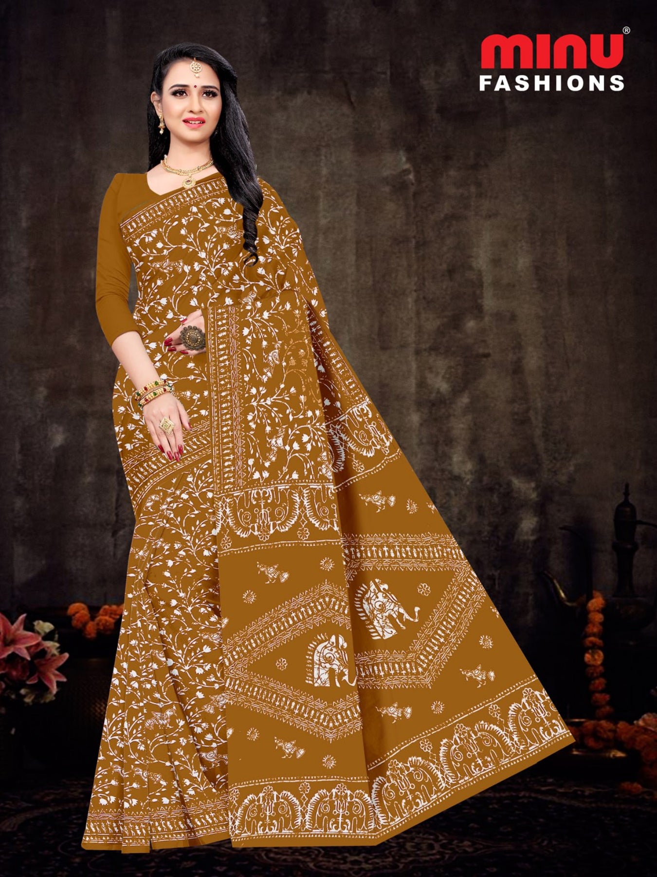 Saree Kacha Badam Block Vol-2 (Special Rate) (20 Pcs)