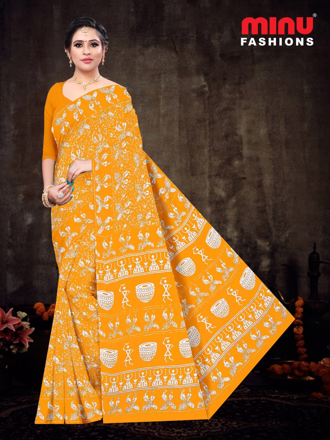 Saree Kacha Badam Block Vol-2 (Special Rate) (20 Pcs)