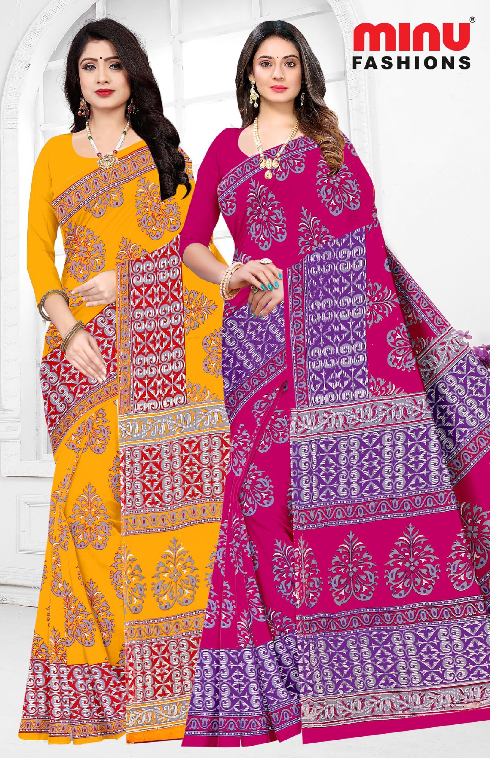 Saree Kacha Badam Vol-24 (Special Rate) (20 Pcs)