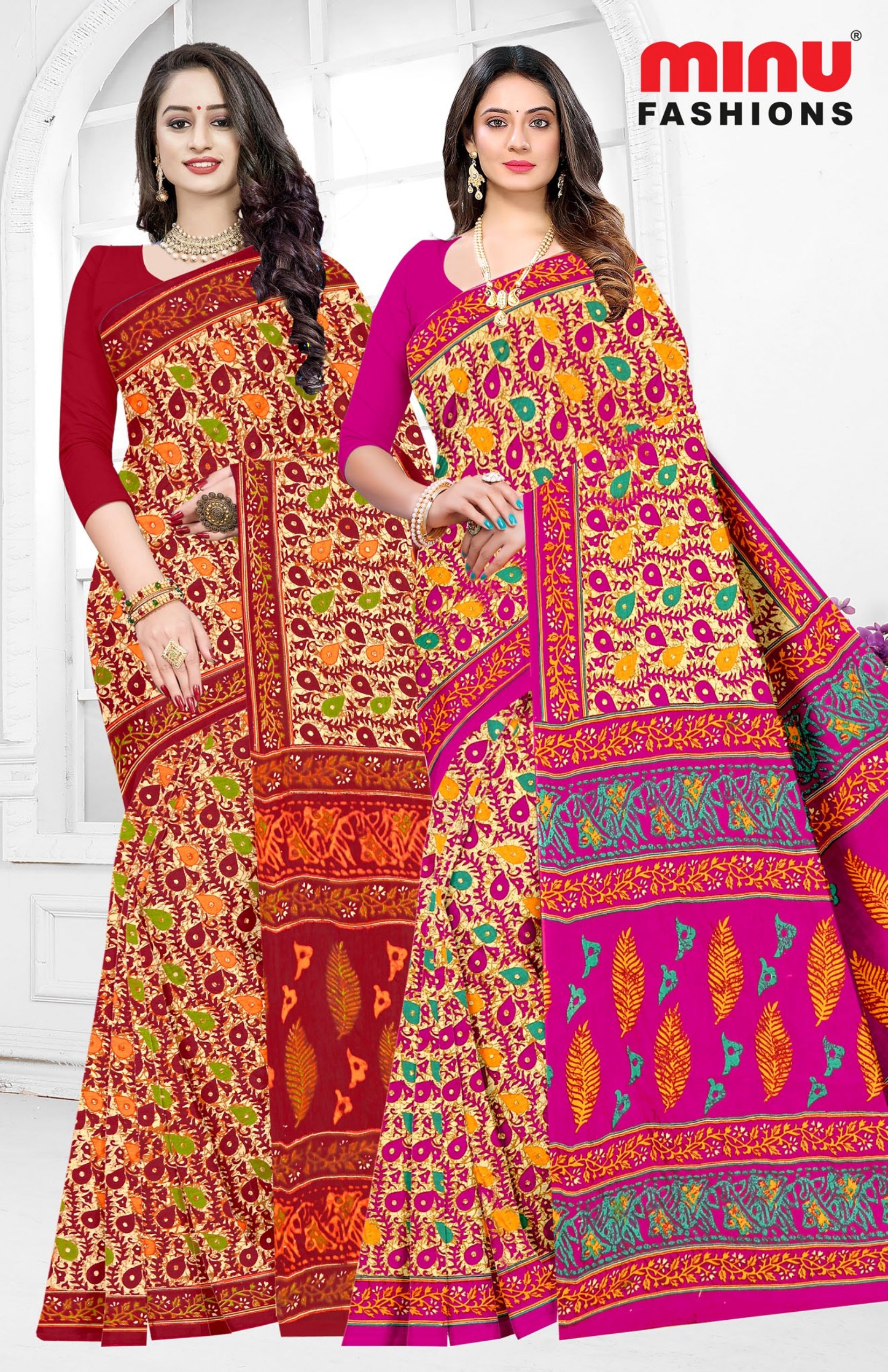 Saree Kacha Badam Vol-24 (Special Rate) (20 Pcs)