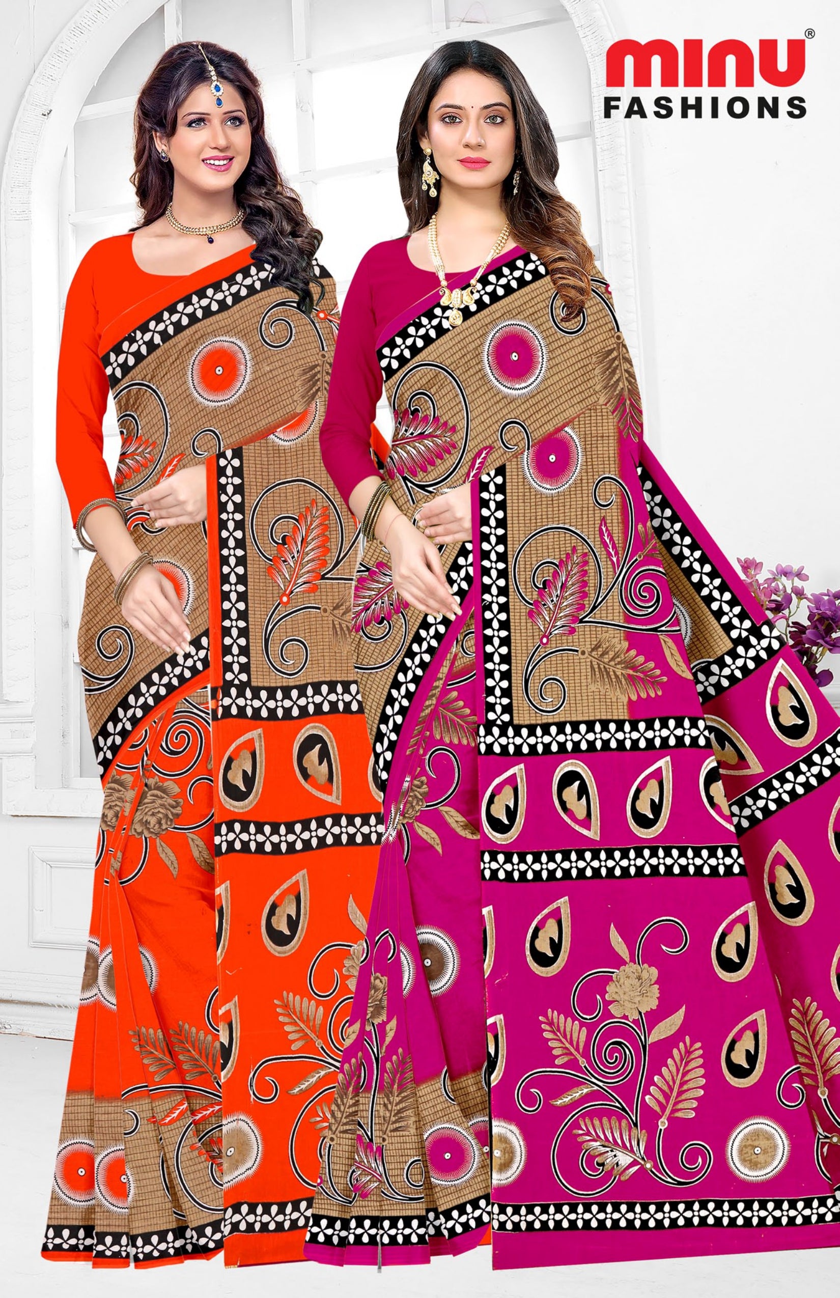 Saree Kacha Badam Vol-24 (Special Rate) (20 Pcs)