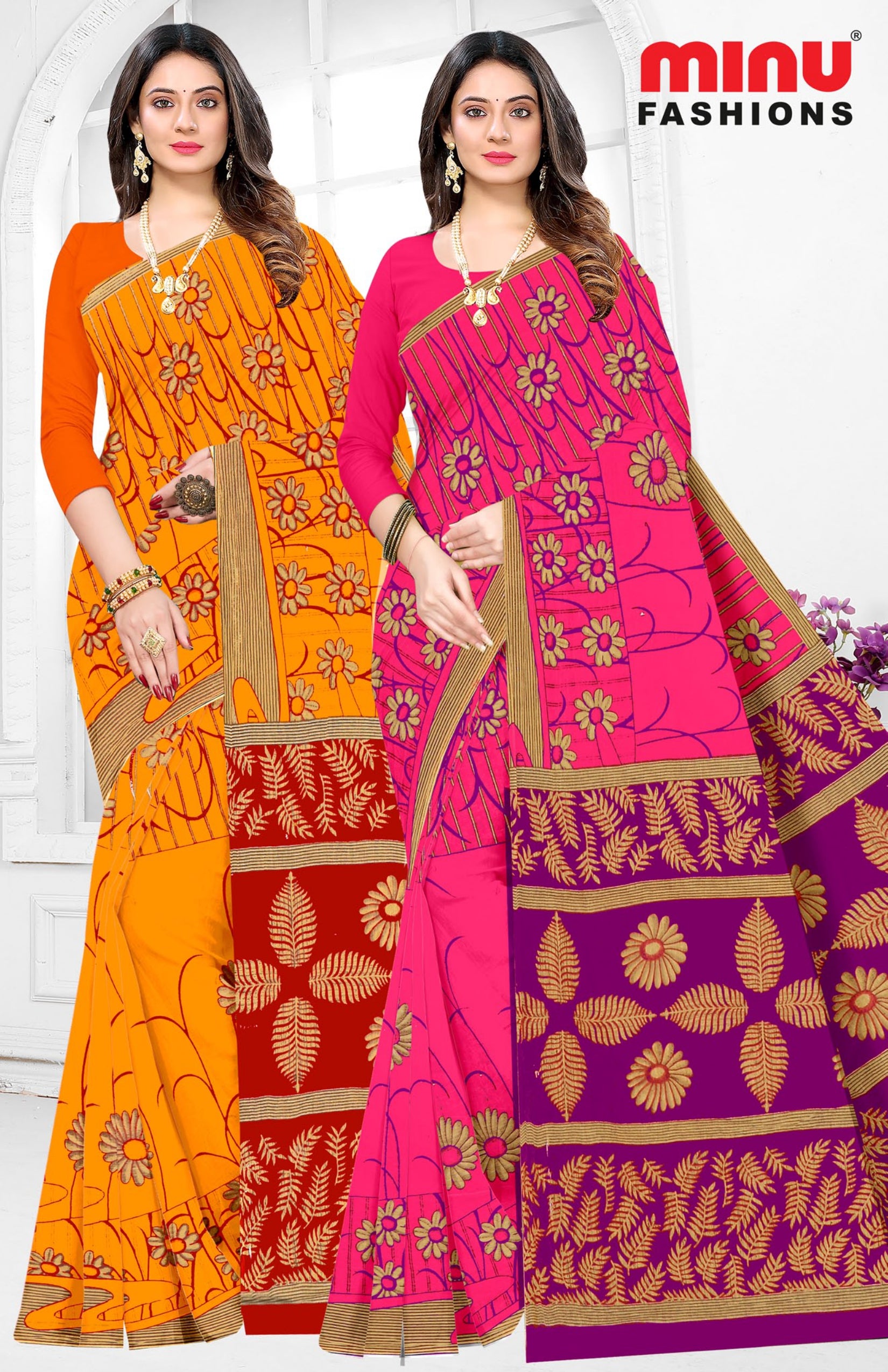 Saree Kacha Badam Vol-24 (Special Rate) (20 Pcs)