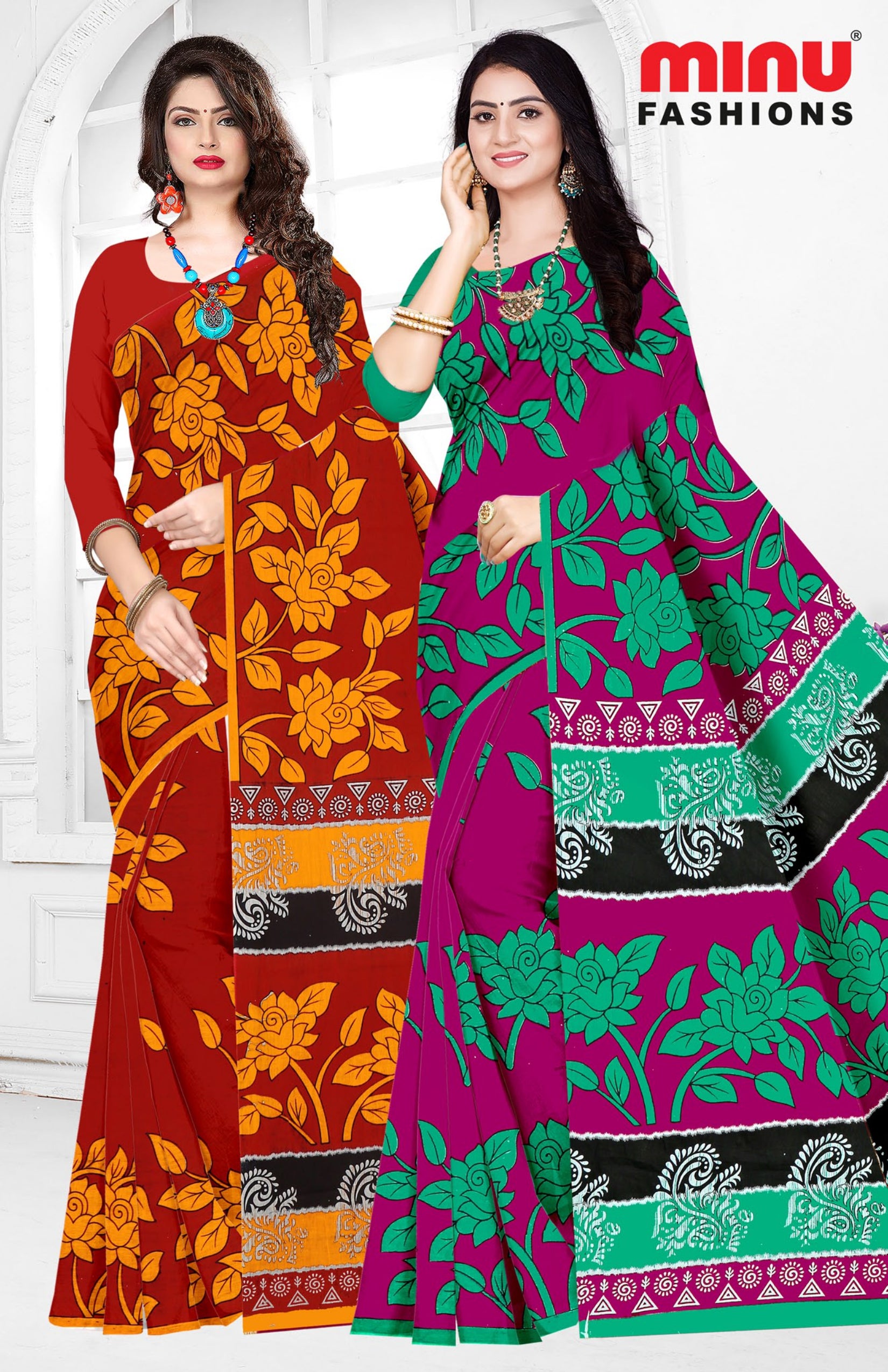Saree Kacha Badam Vol-24 (Special Rate) (20 Pcs)
