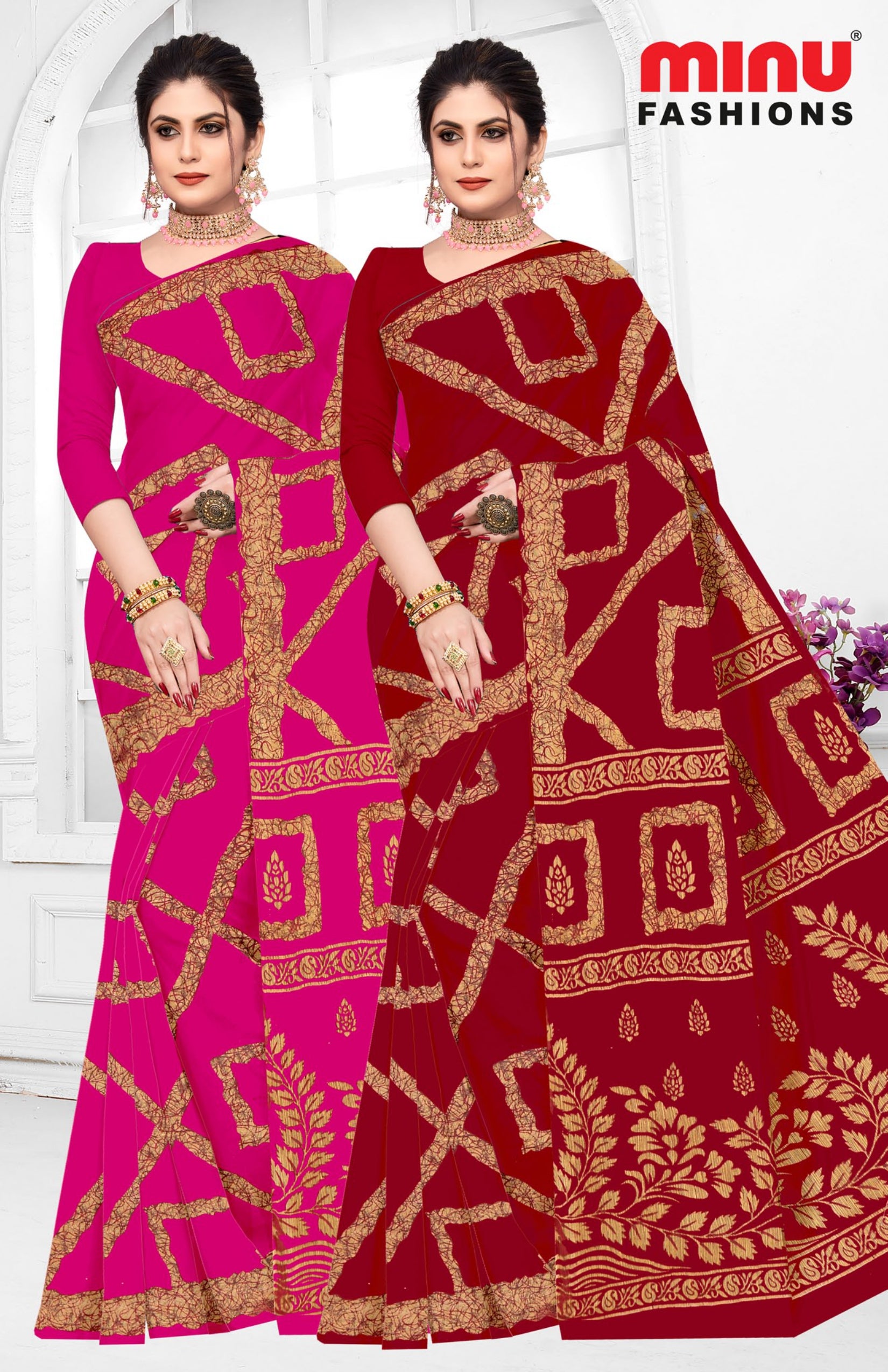 Saree Kacha Badam Vol-24 (Special Rate) (20 Pcs)