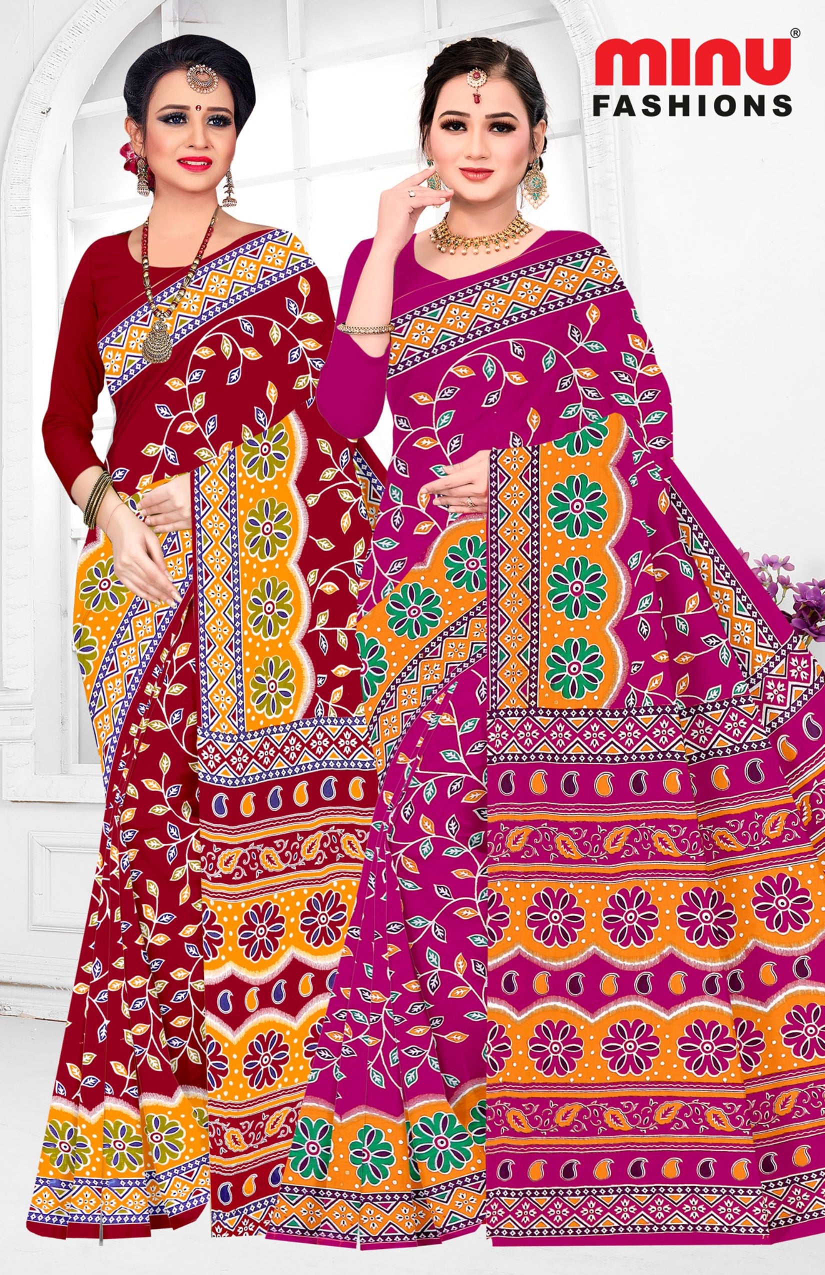 Saree Kacha Badam Vol-24 (Special Rate) (20 Pcs)