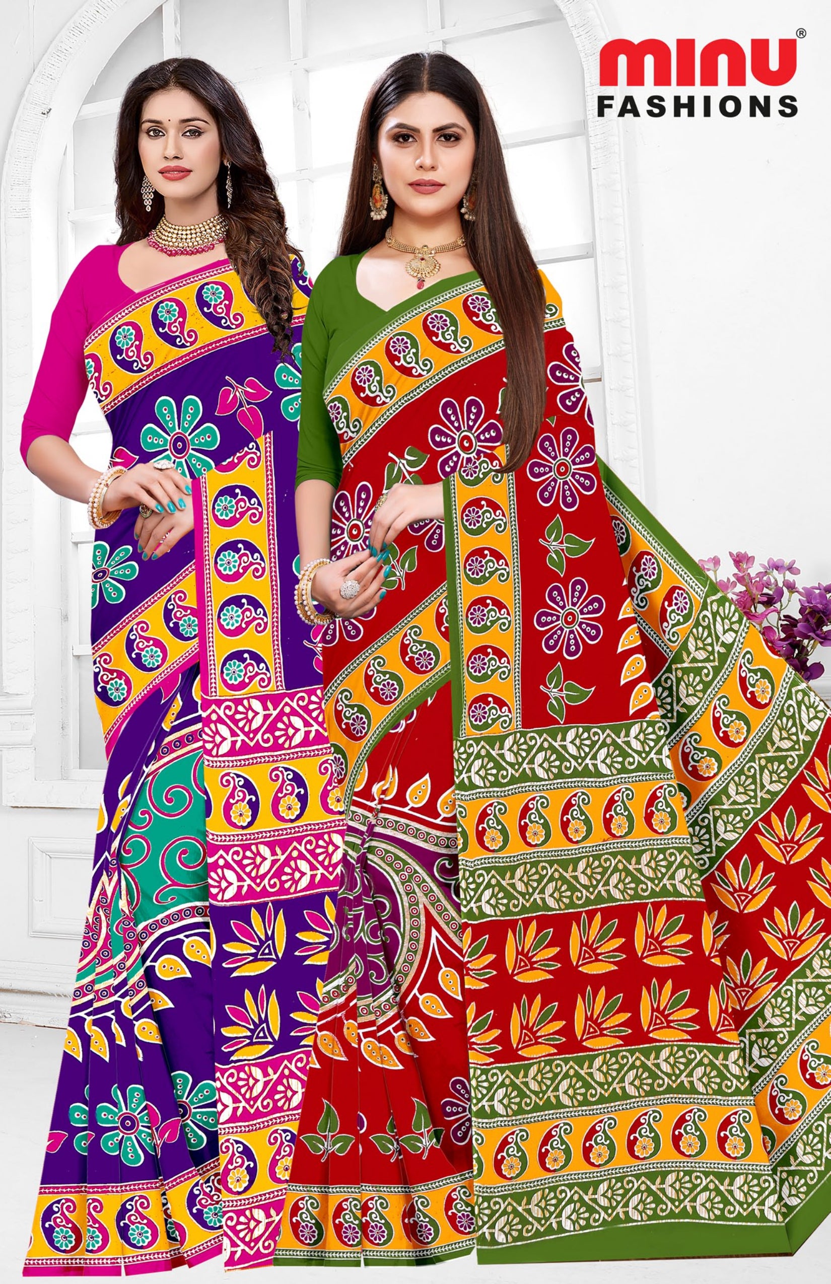 Saree Kacha Badam Vol-24 (Special Rate) (20 Pcs)