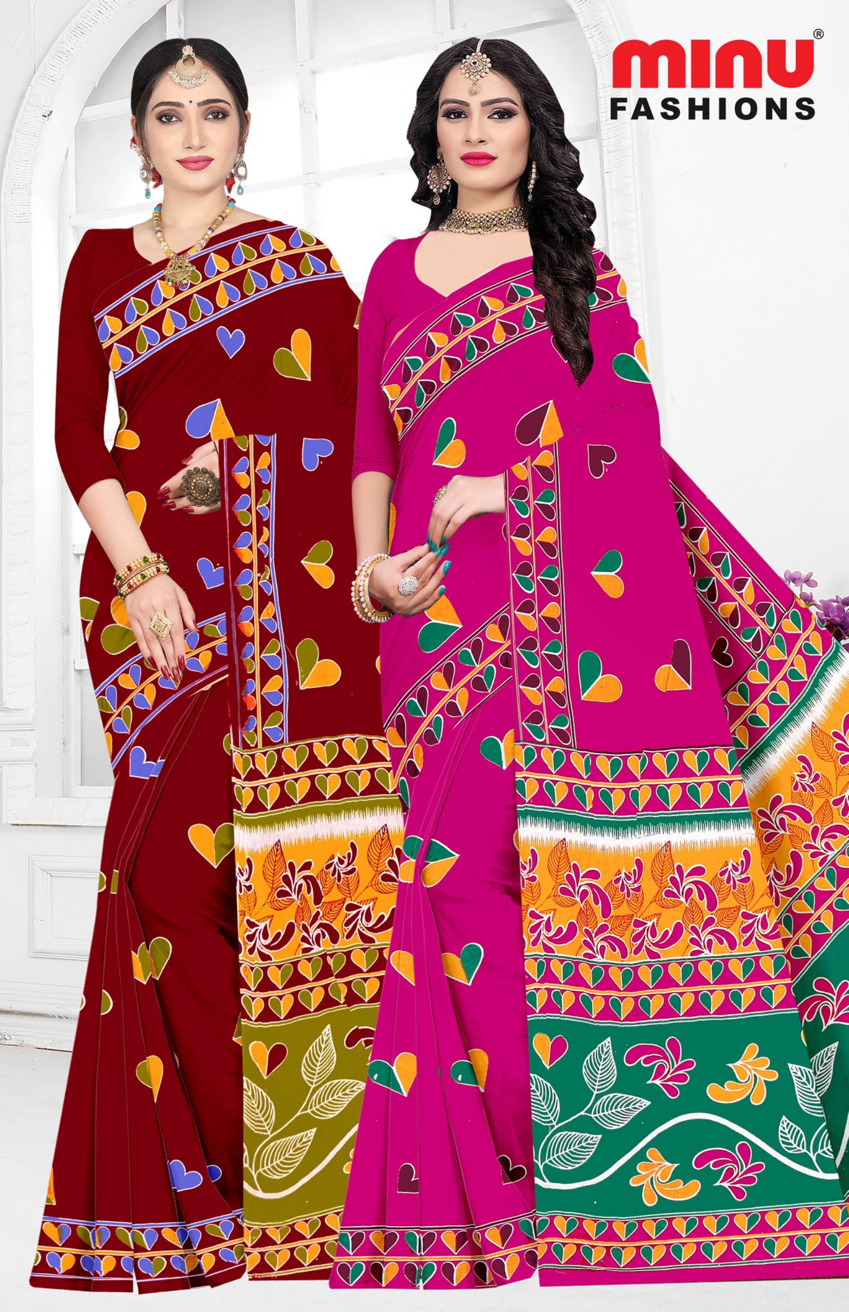 Saree Kacha Badam Vol-24 (Special Rate) (20 Pcs)