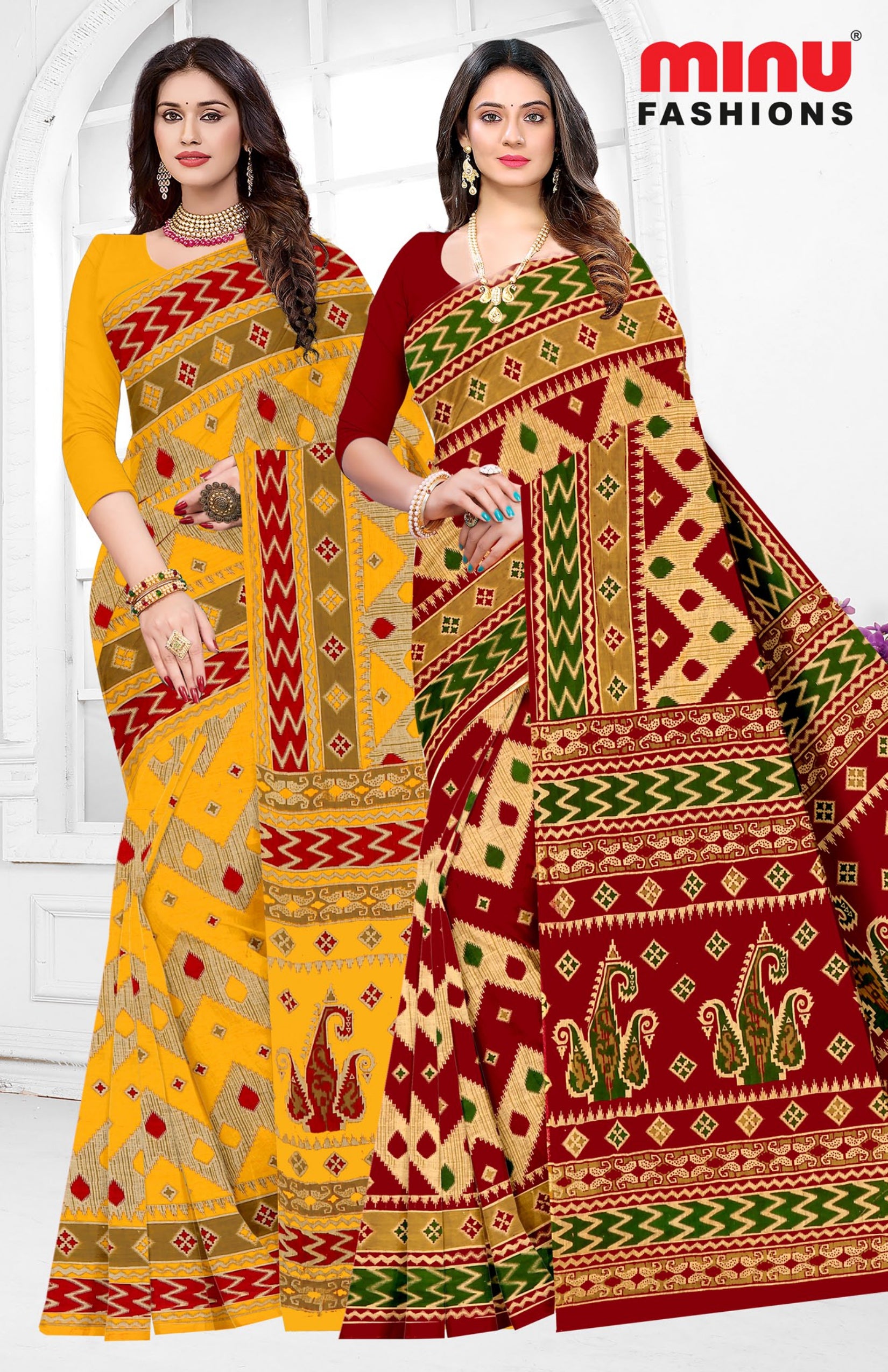 Saree Kacha Badam Vol-24 (Special Rate) (20 Pcs)