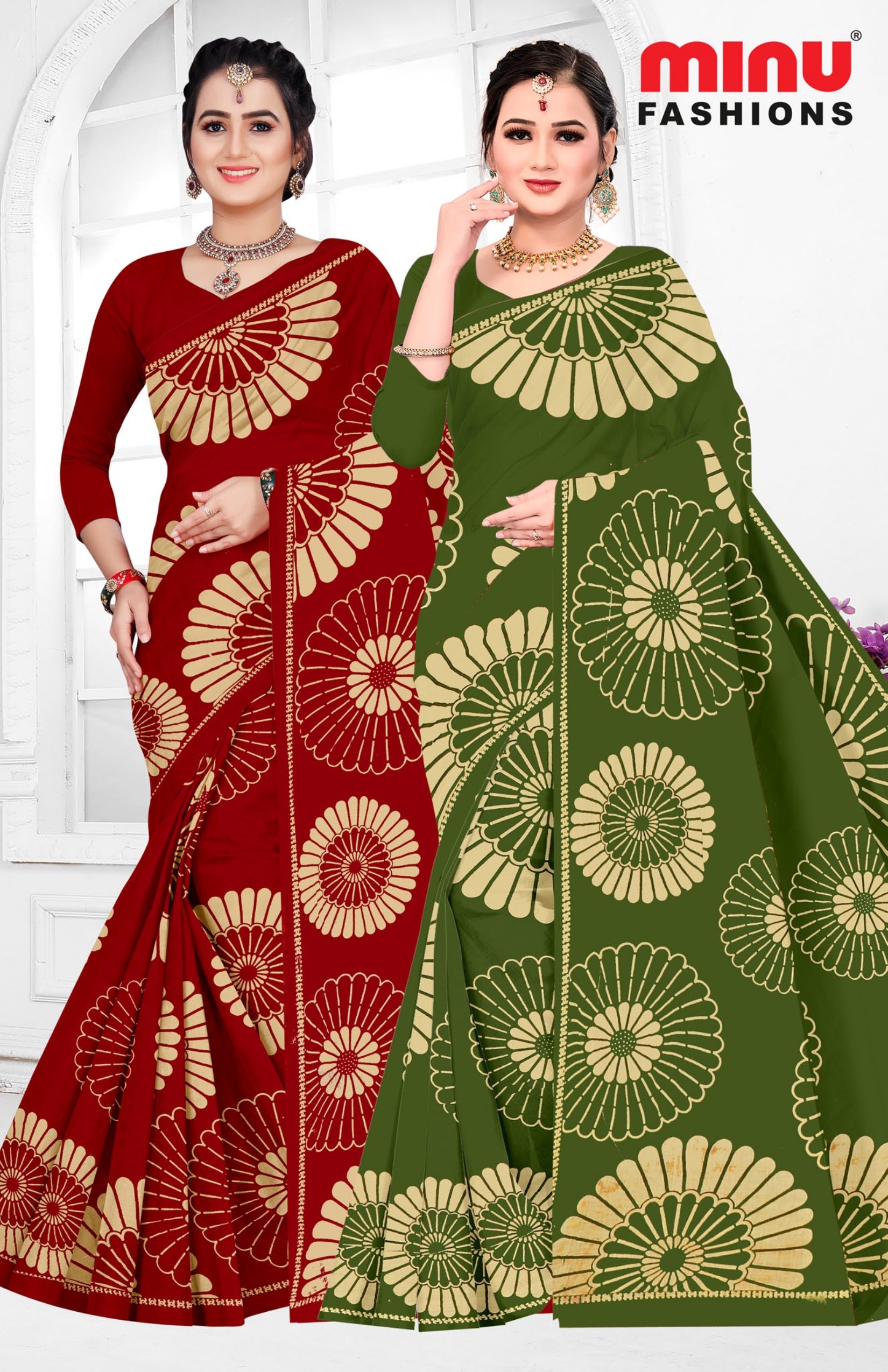 Saree Kacha Badam Vol-24 (Special Rate) (20 Pcs)