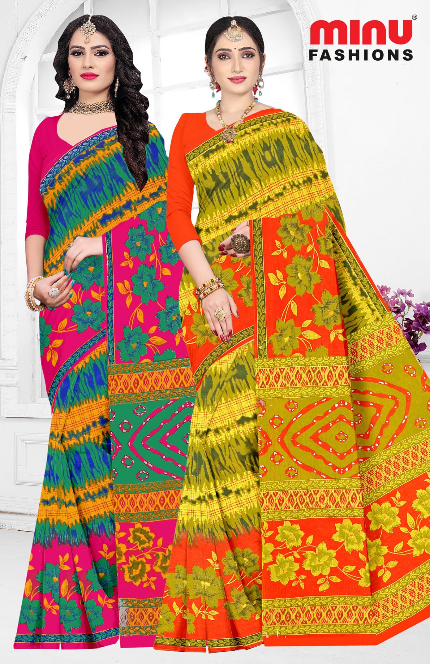 Saree Kacha Badam Vol-24 (Special Rate) (20 Pcs)