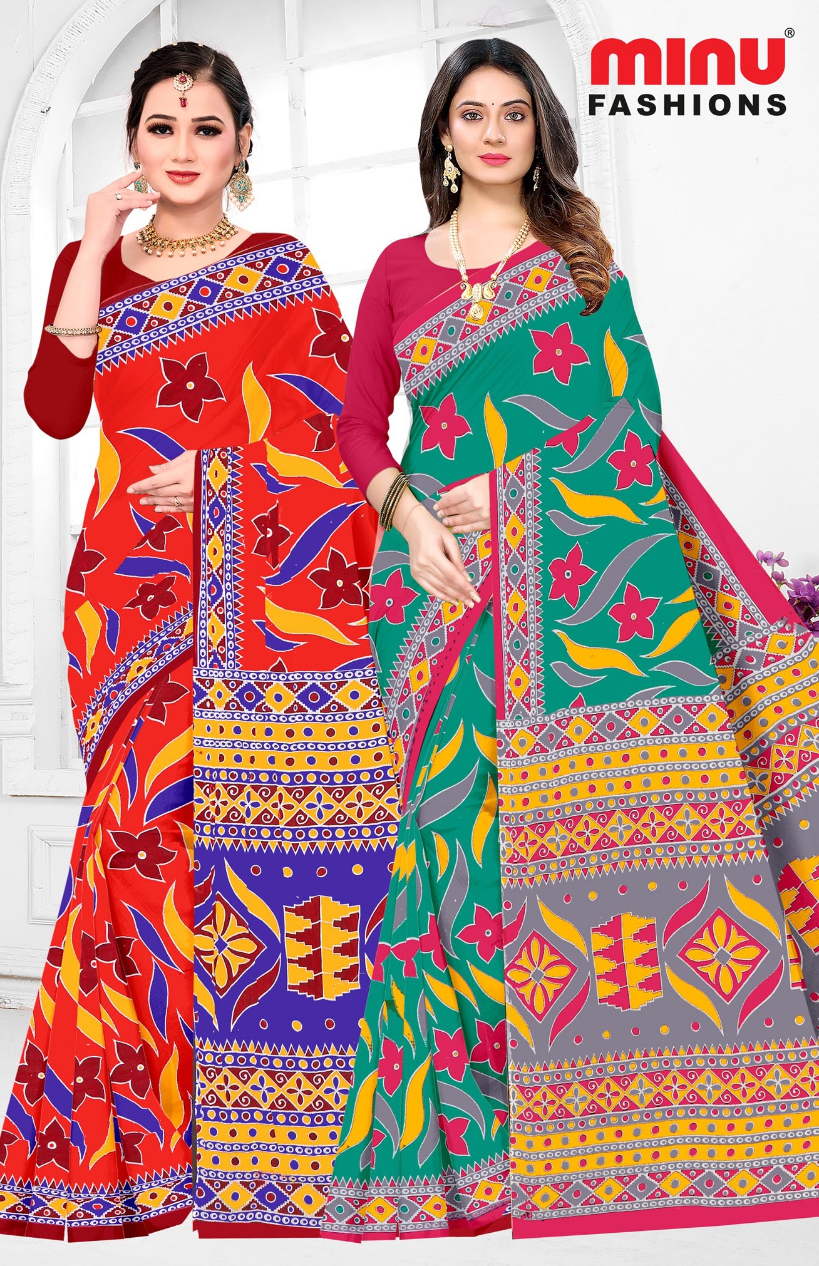 Saree Kacha Badam Vol-24 (Special Rate) (20 Pcs)