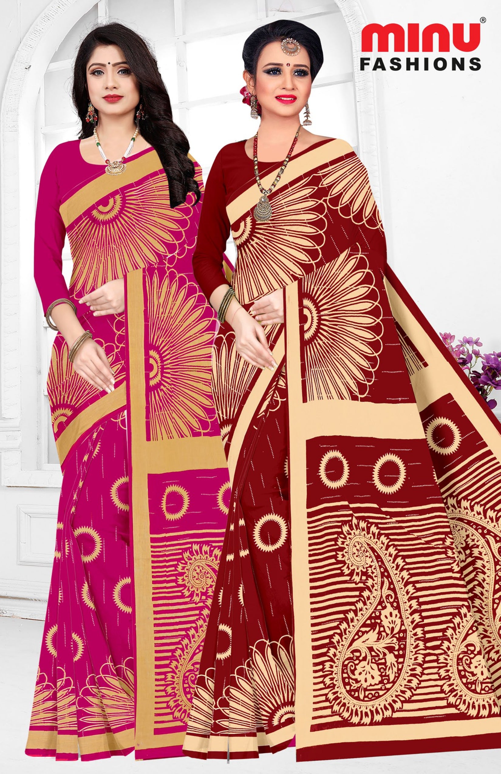Saree Kacha Badam Vol-24 (Special Rate) (20 Pcs)