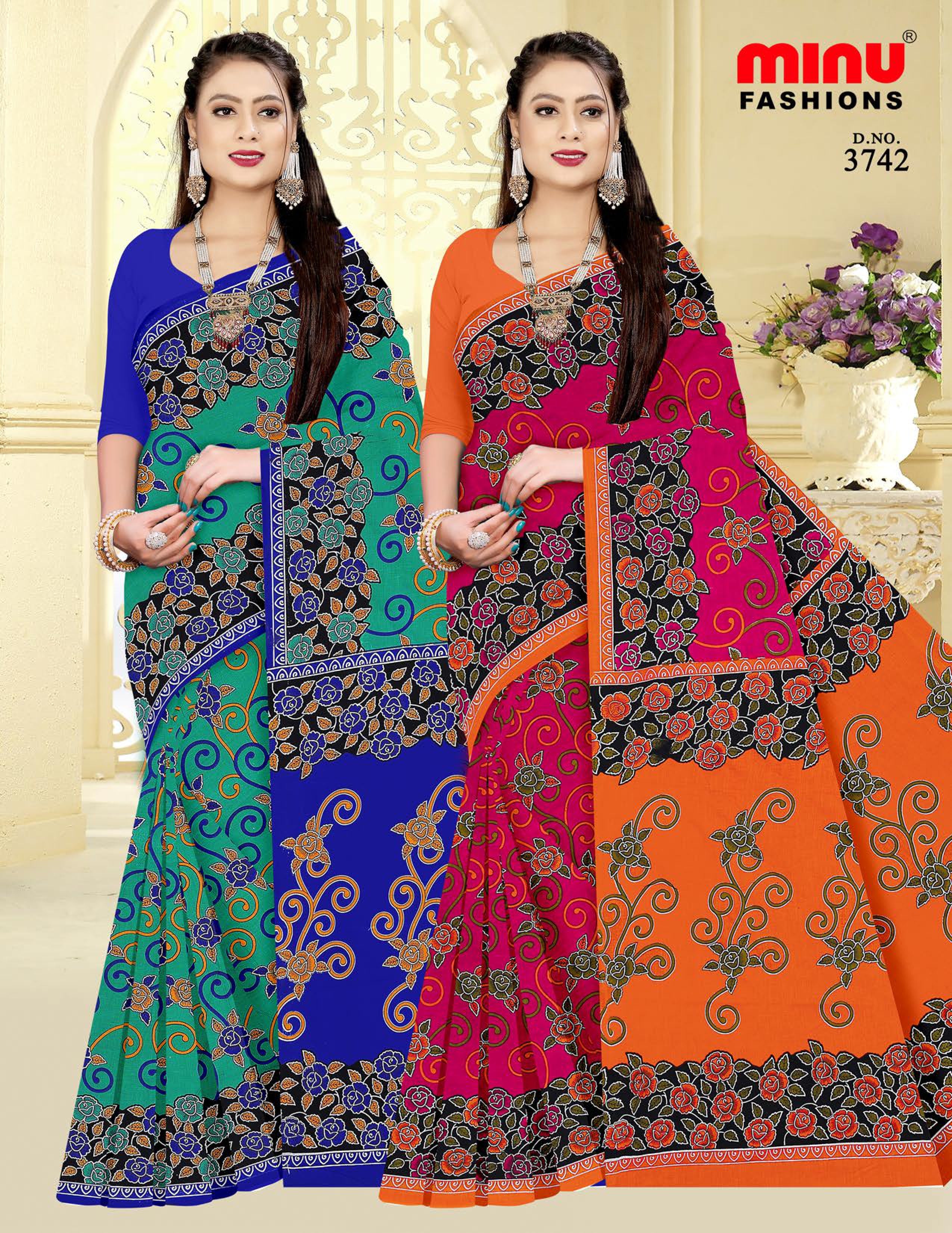 Saree Kacha Badam Vol-25 (Special Rate) (20 Pcs)