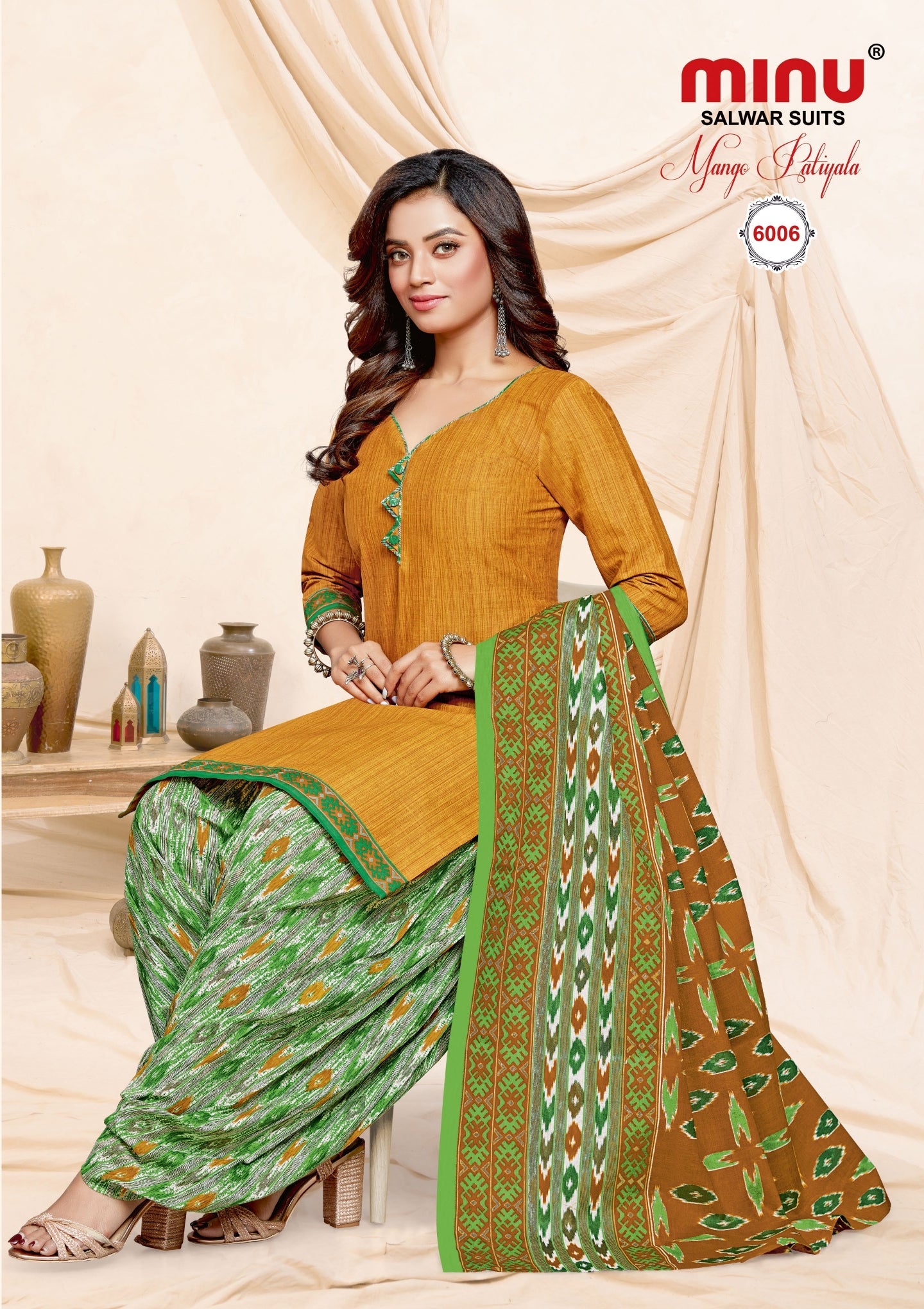 wholesale printed salwar suit image