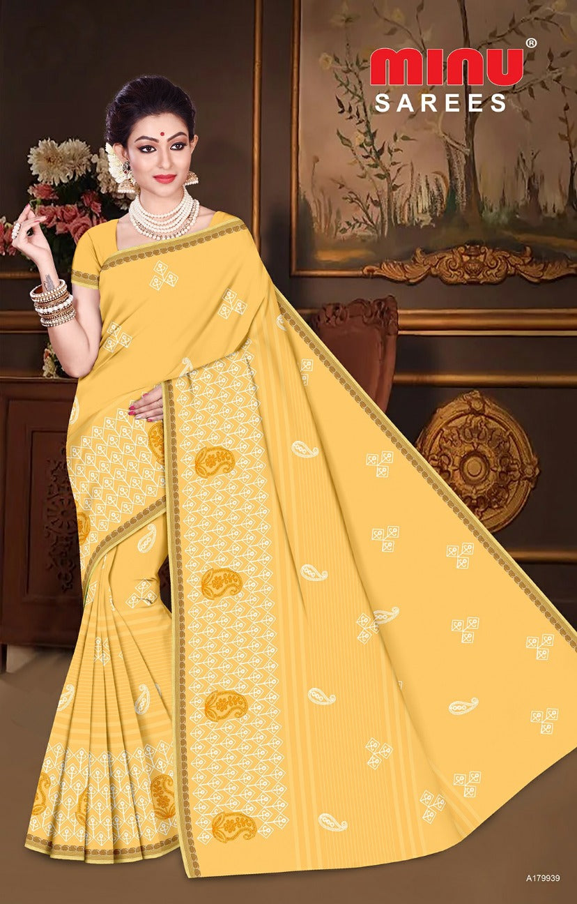 Embroidered Saree- Molly (8P)