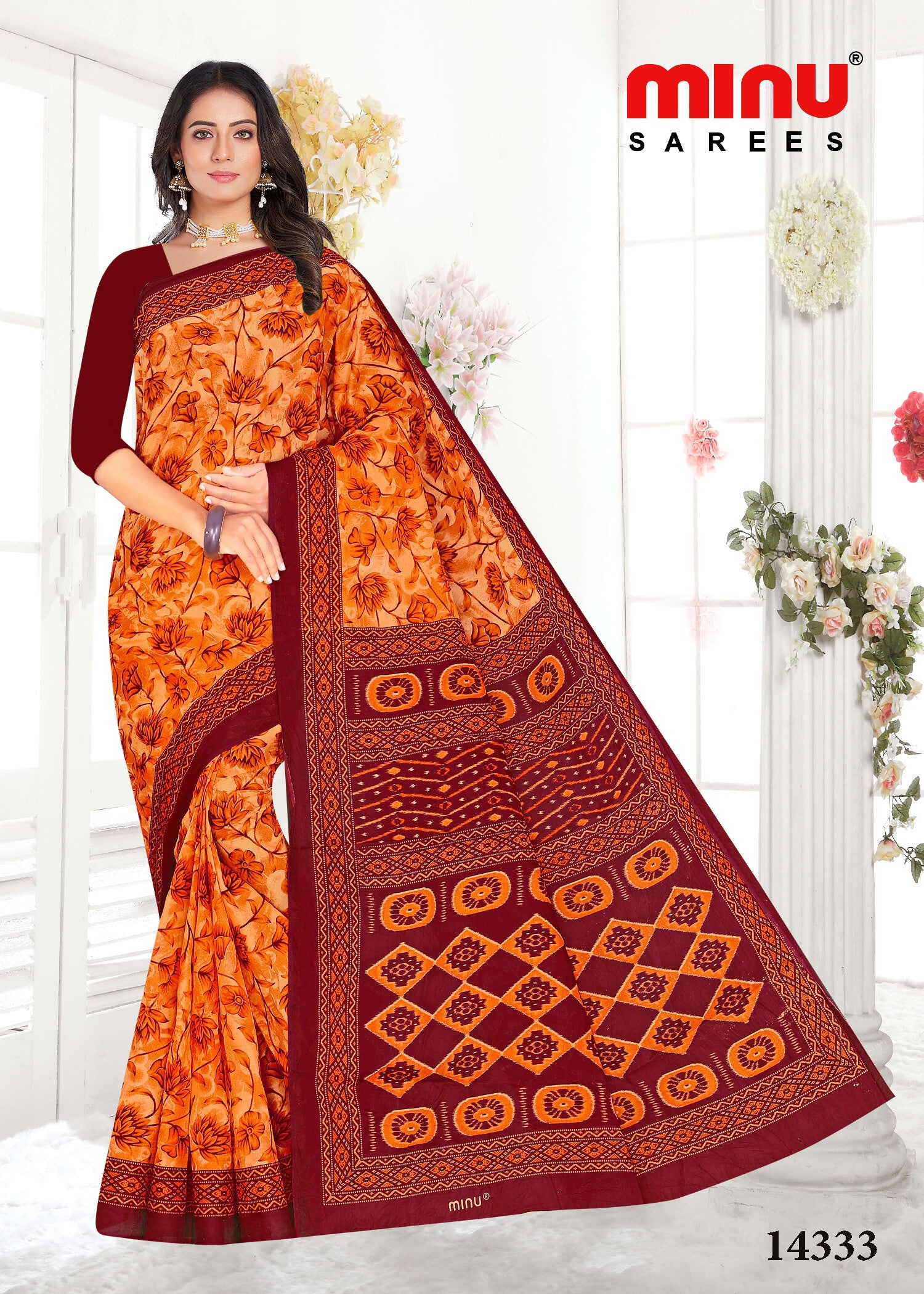 Madhavi BP Saree (8Pcs)