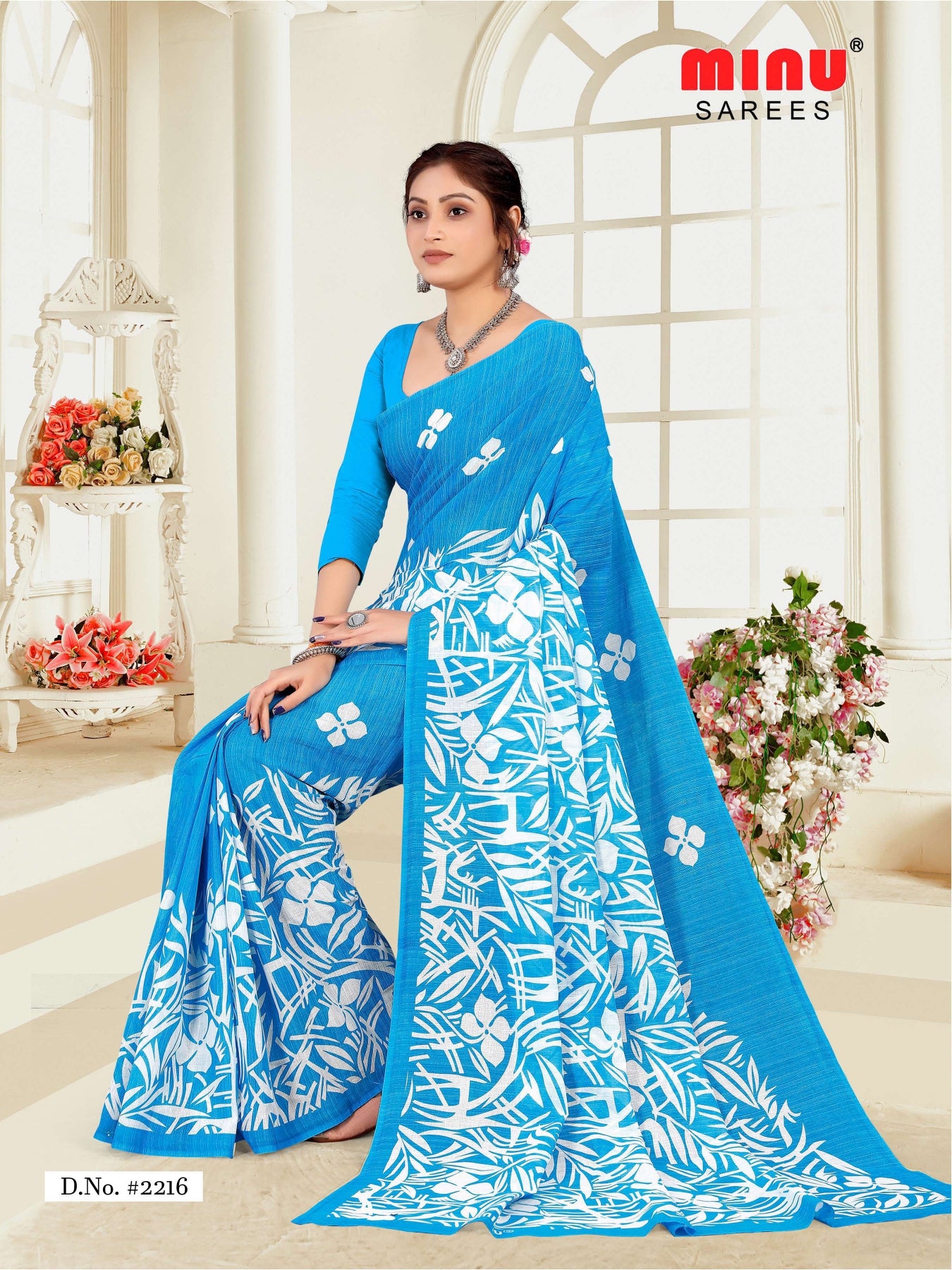 Classy and designer printed sarees online for women